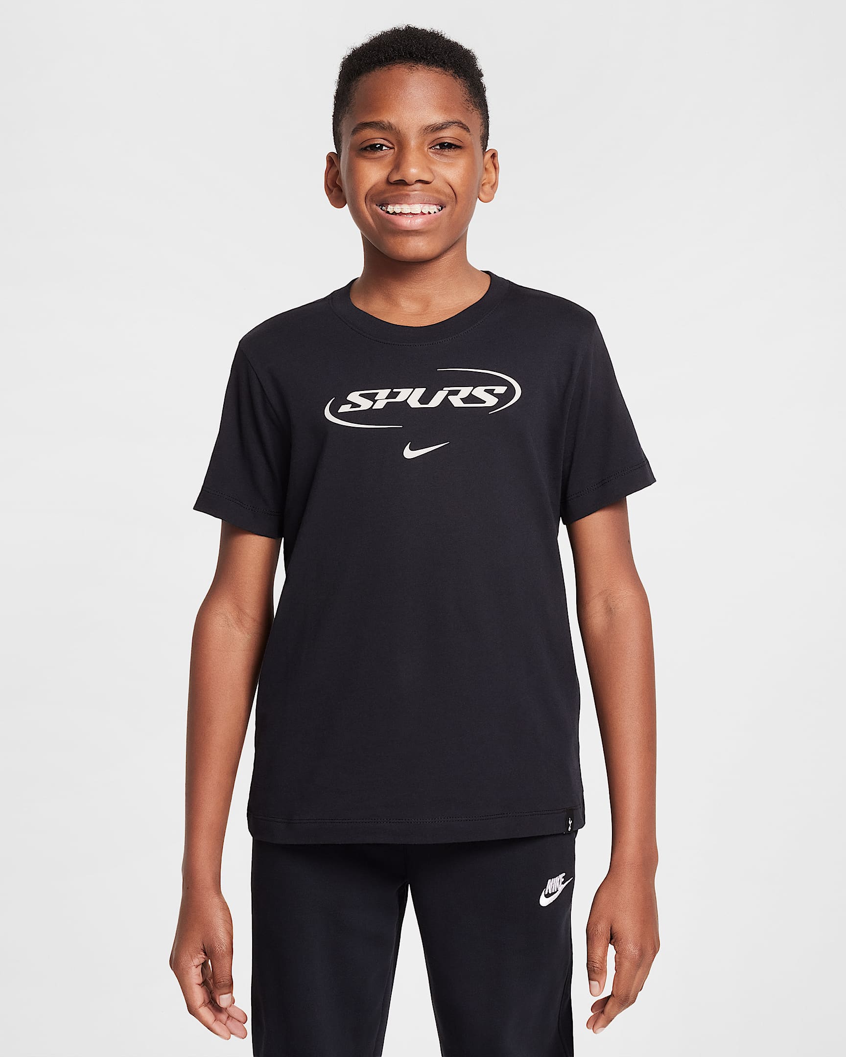 Tottenham Hotspur Men's Nike Football T-Shirt - Black
