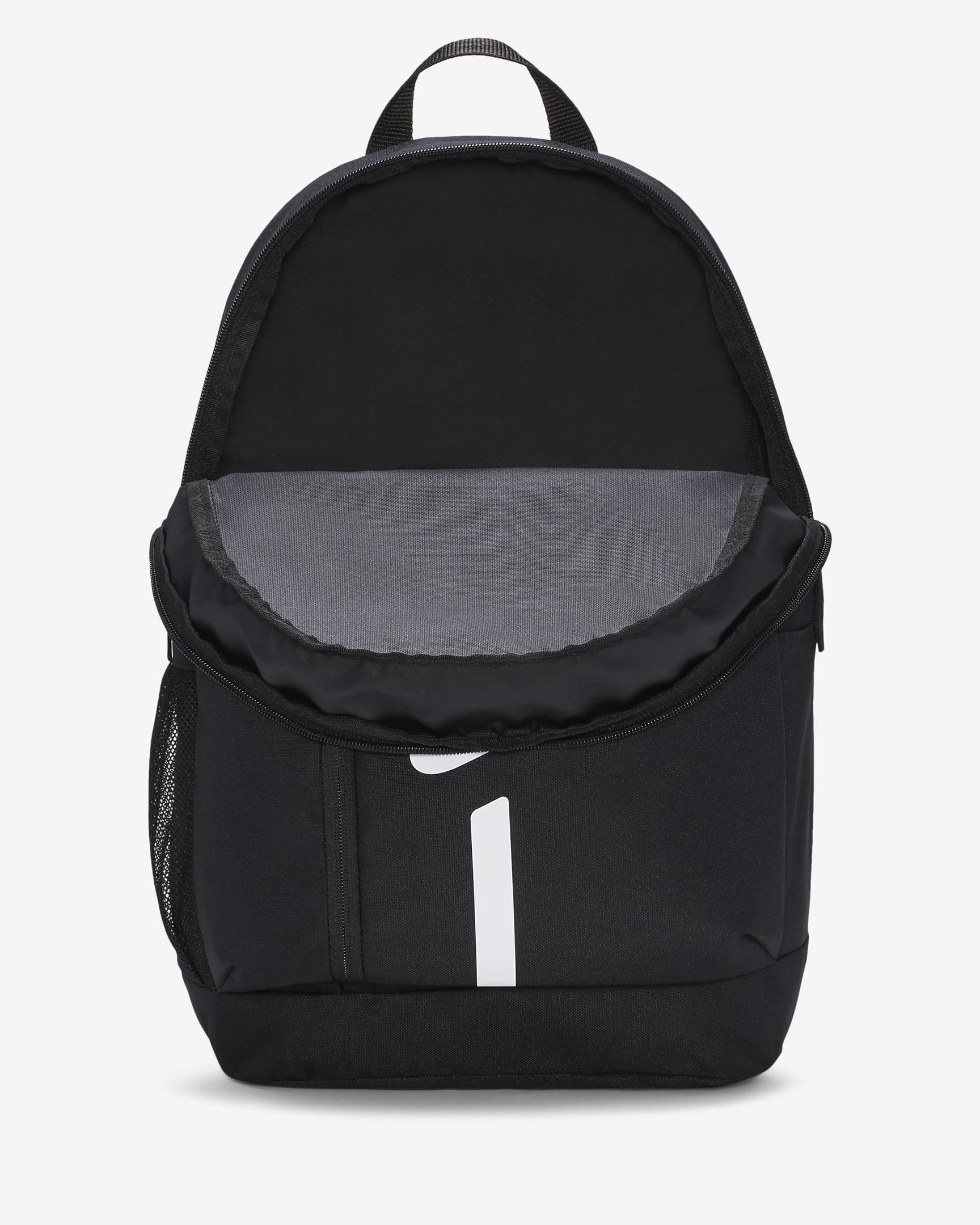 Mochila de fútbol para niños (22 L) Nike Academy Team - Negro/Negro/Blanco