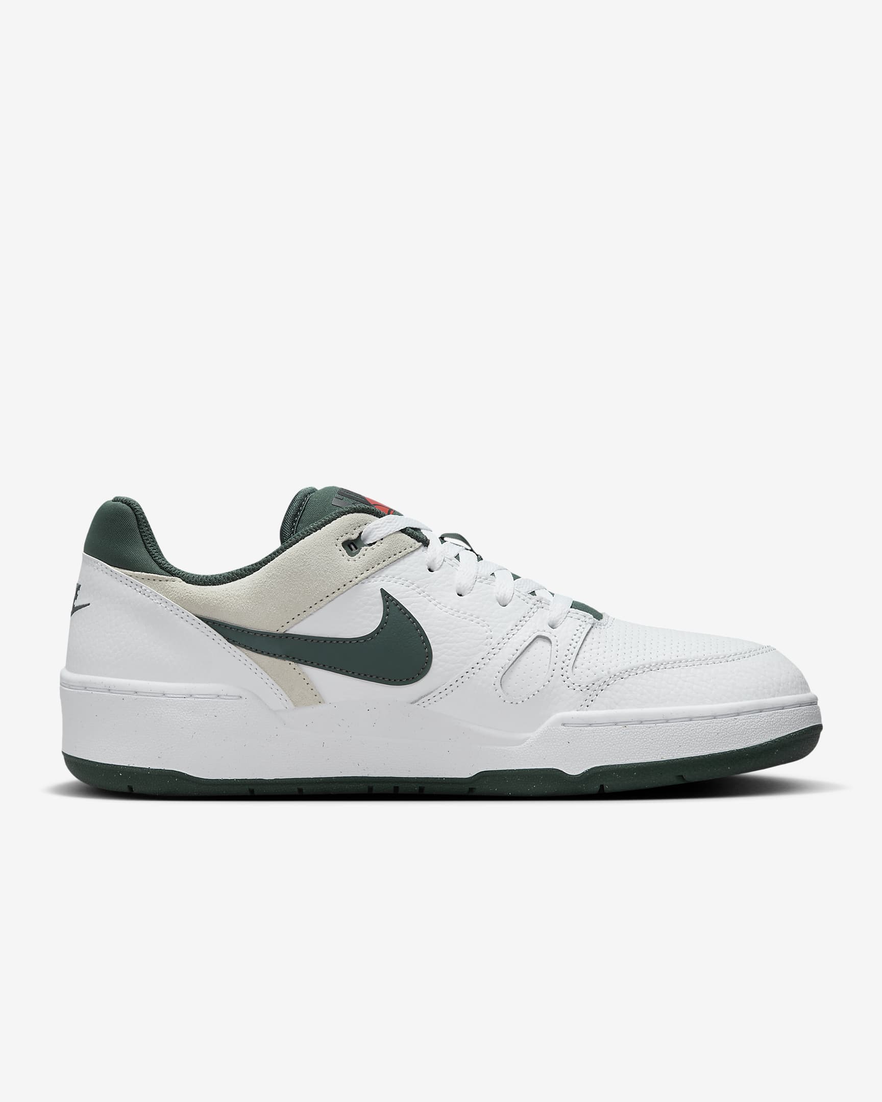 Tenis para hombre Nike Full Force Low - Blanco/Mar de cristal/Arcilla cósmico/Verde vintage