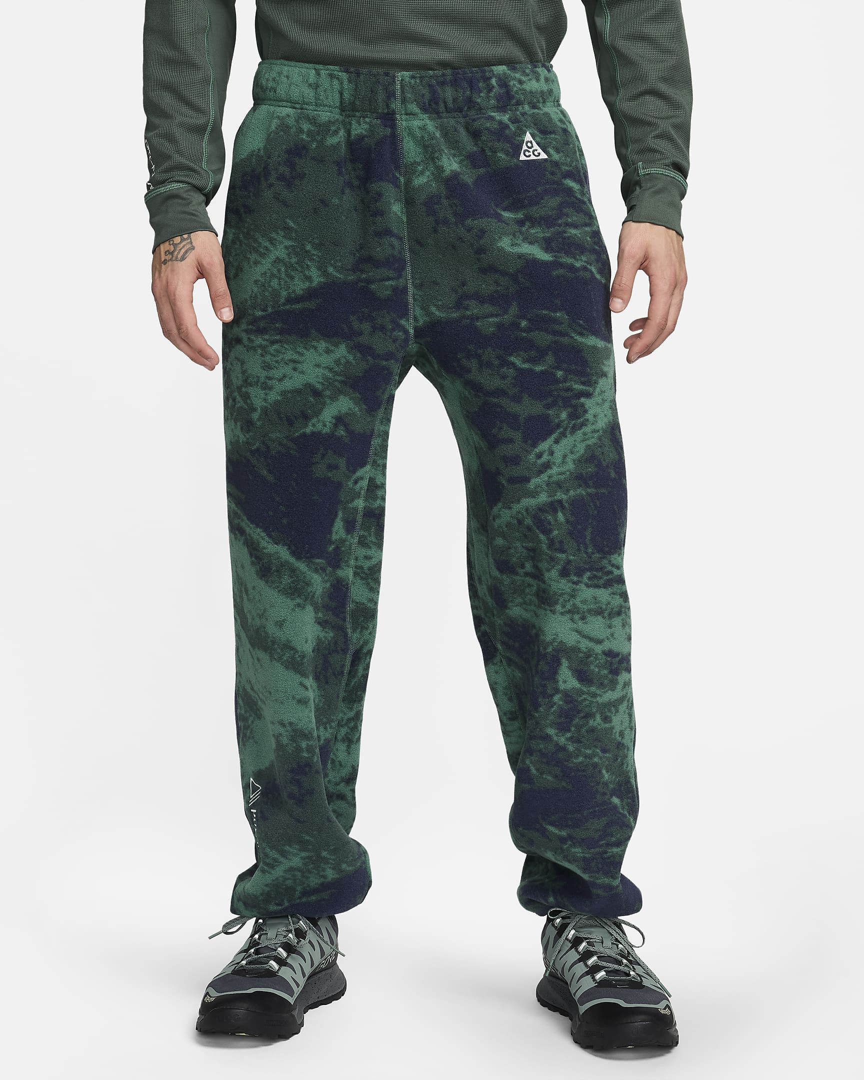 Nike ACG "Wolf Tree" Men's Allover Print Pants - Bicoastal/Thunder Blue/Summit White