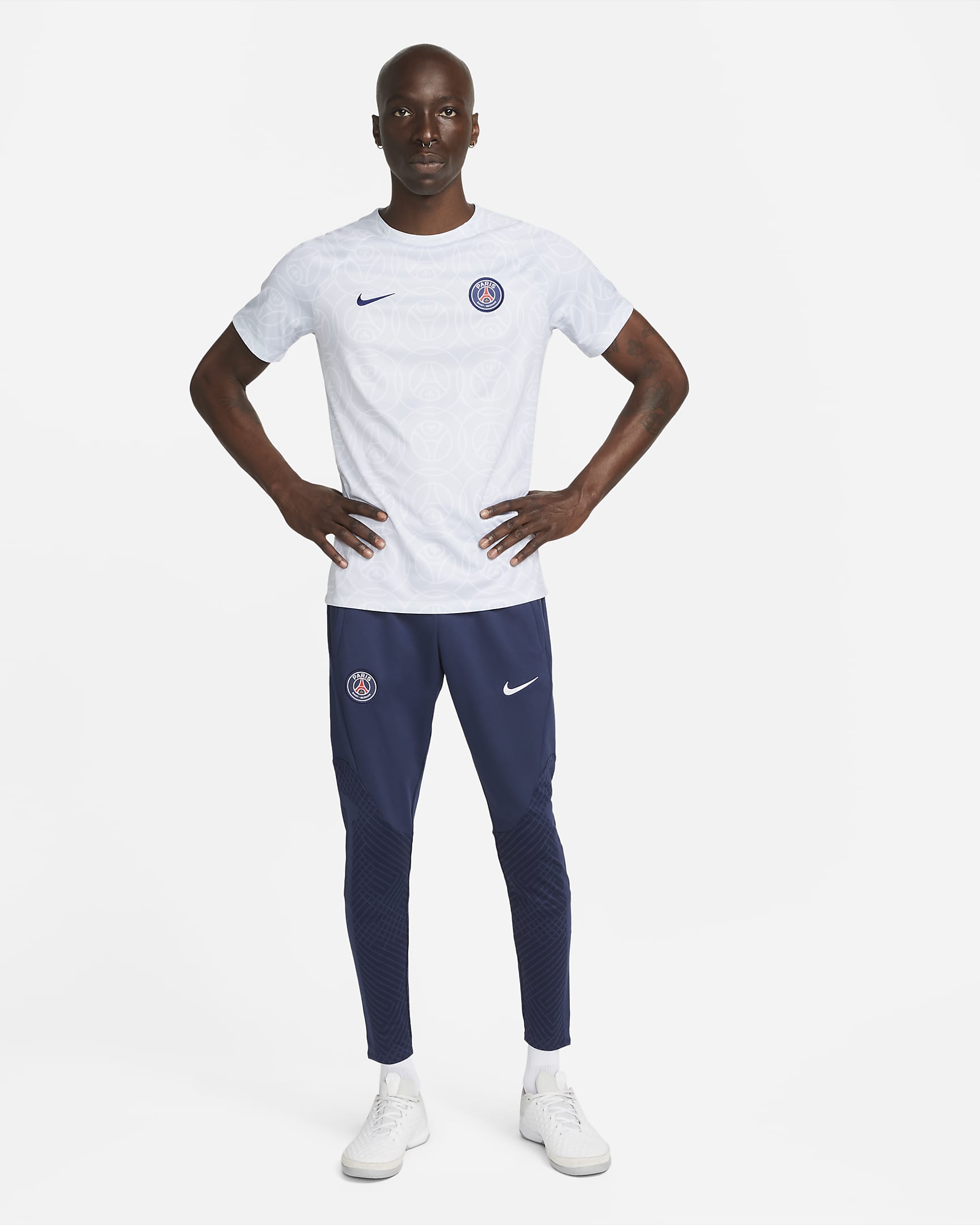 Paris Saint-Germain Men's Nike Dri-FIT Pre-Match Football Top. Nike ID