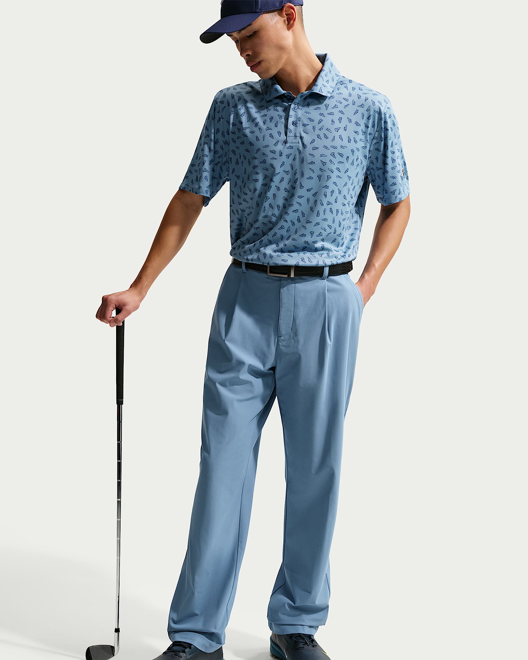 Nike Par Men's Dri-FIT Golf Pants - Work Blue/Photon Dust/Work Blue