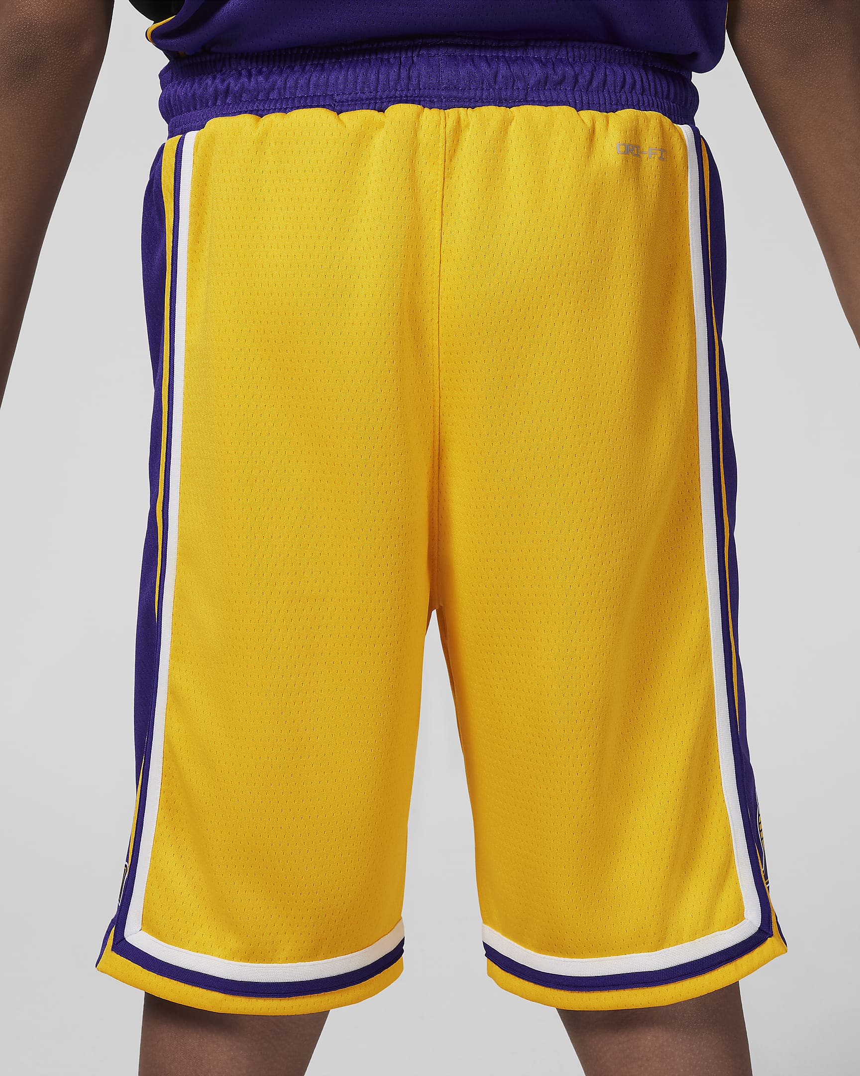 Los Angeles Lakers 2023/24 Icon Edition Pantalón corto Nike NBA Swingman - Niño - Amarillo