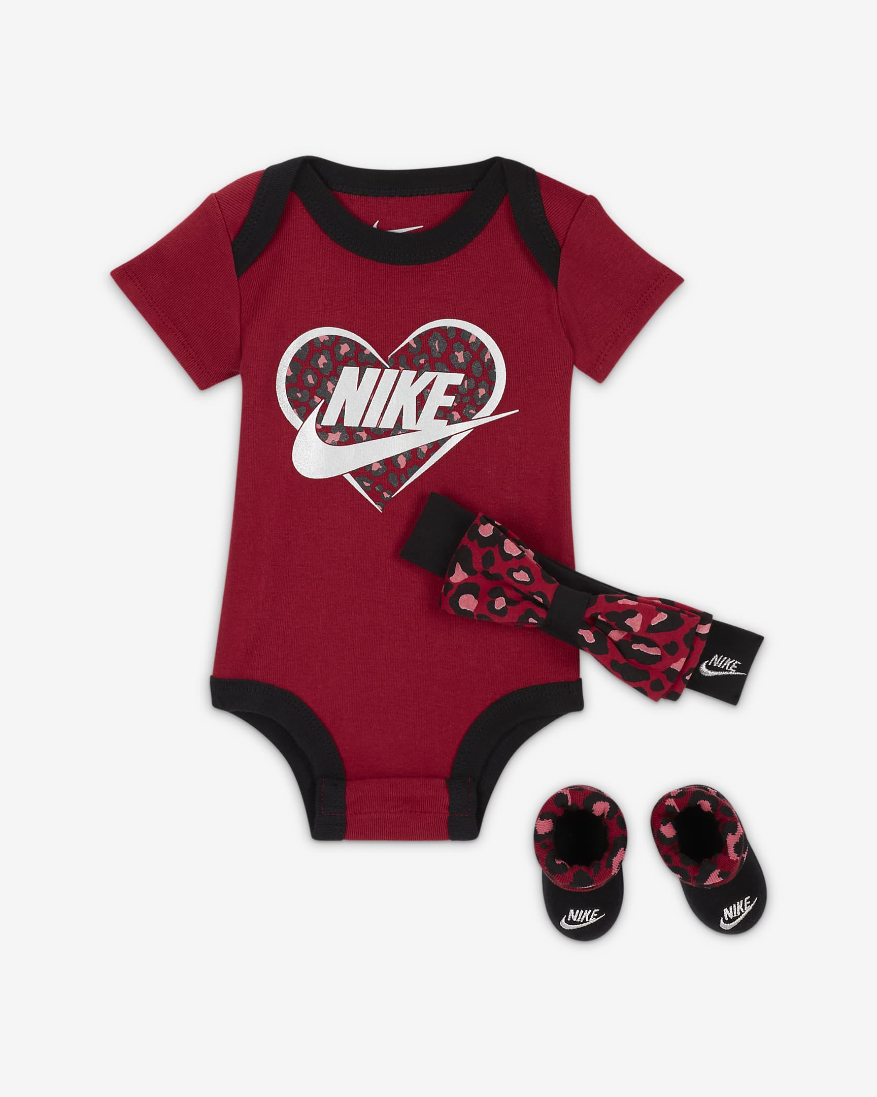 Nike Baby 3-Piece Box Set - Pomegranate