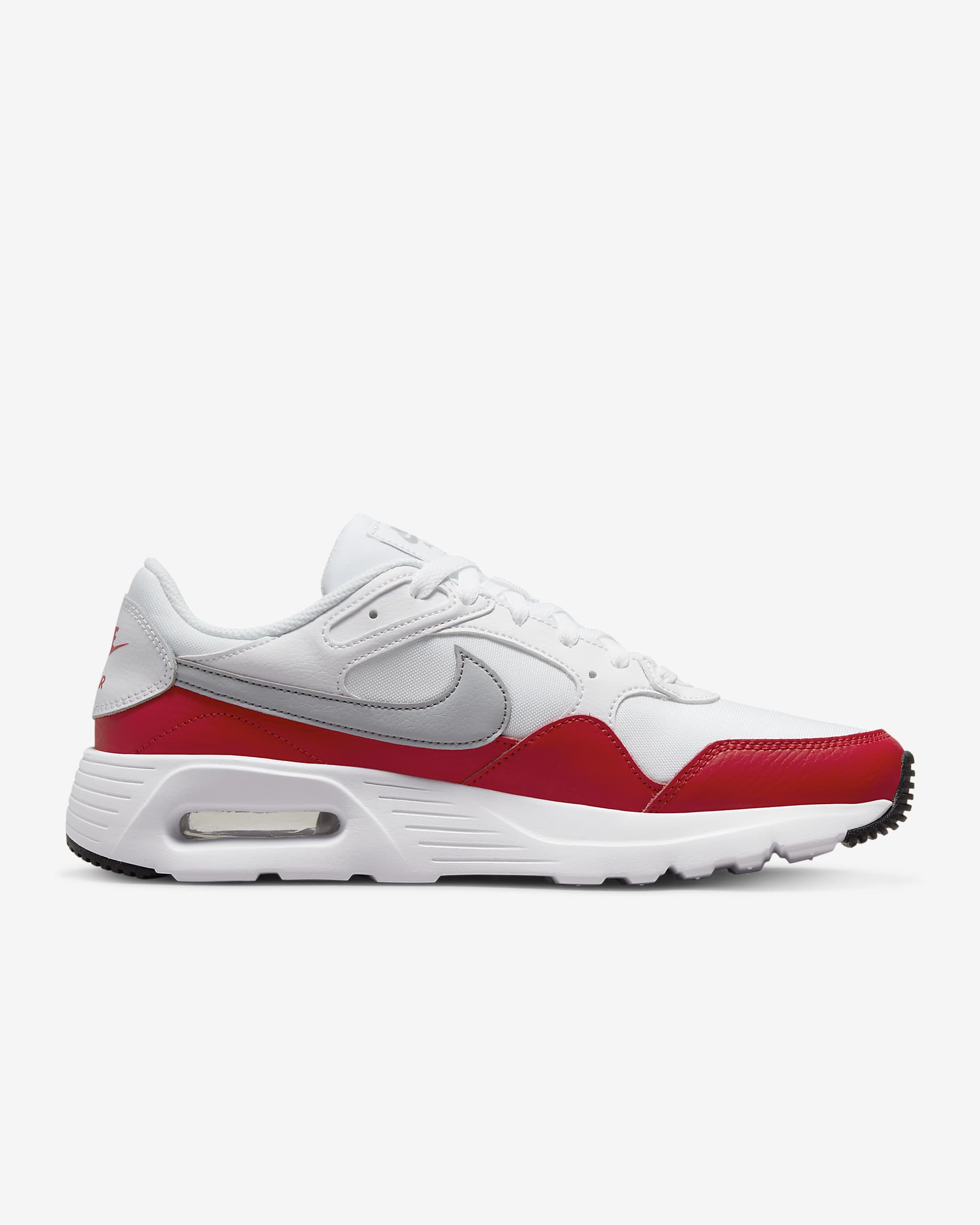 Nike Air Max SC Herrenschuh - Weiß/University Red/Schwarz/Wolf Grey