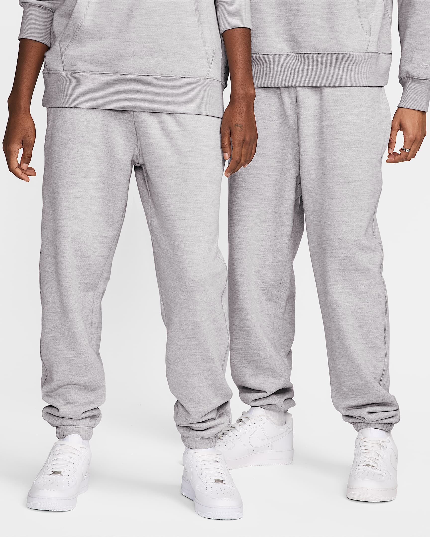 Nike Wool Classics Fleece Trousers - Matte Silver/Heather