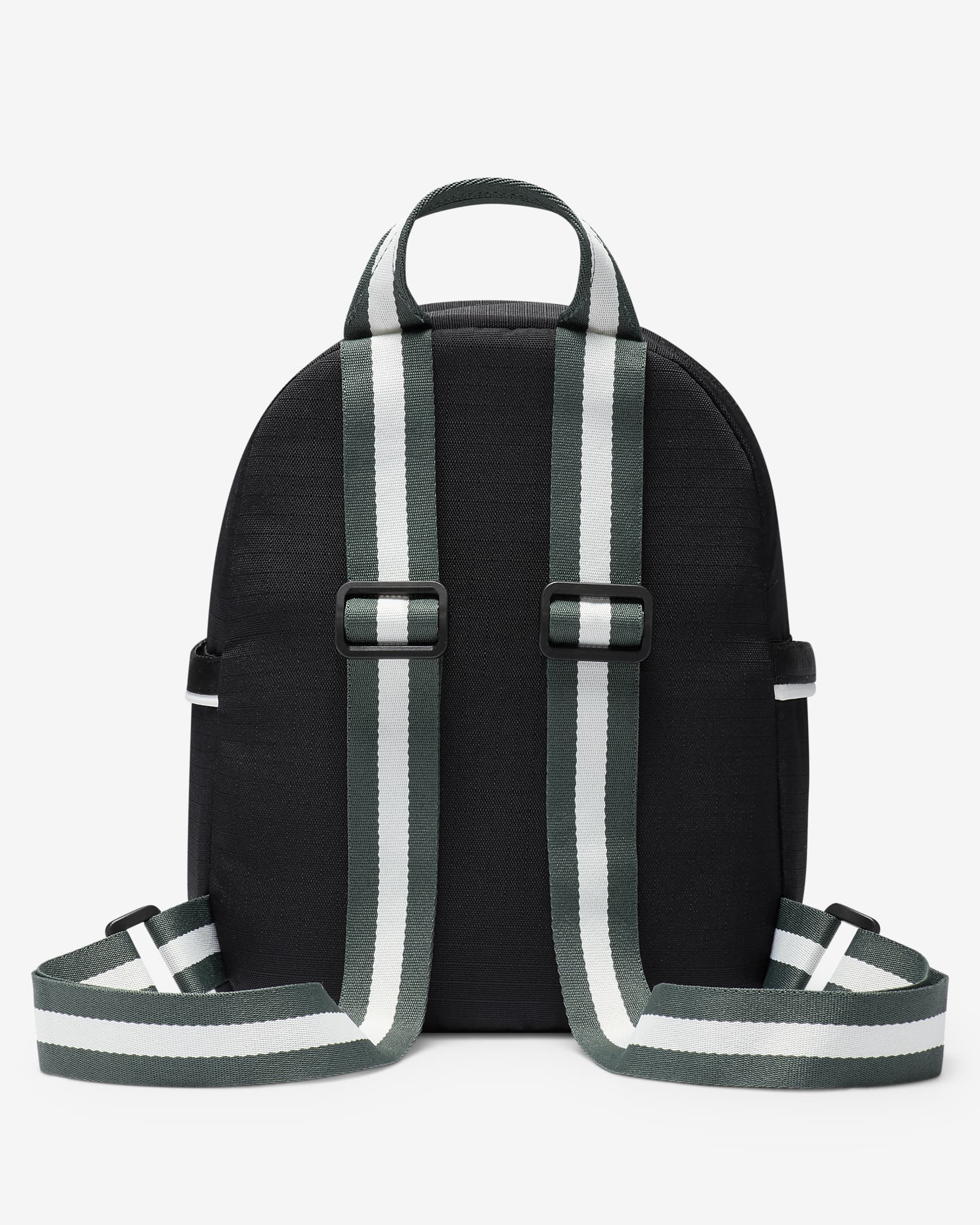 Nike Sportswear Futura 365 Mini Backpack (6L) - Black/Sail/Stadium Green