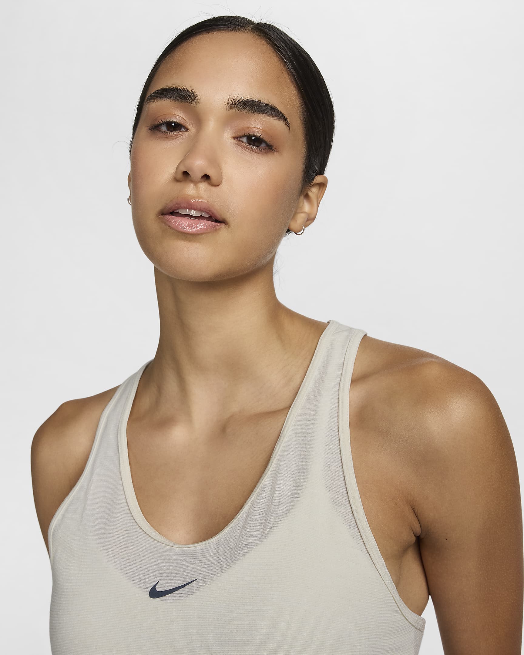 Nike Swift Dri-FIT wollen hardlooptanktop voor dames - Sail