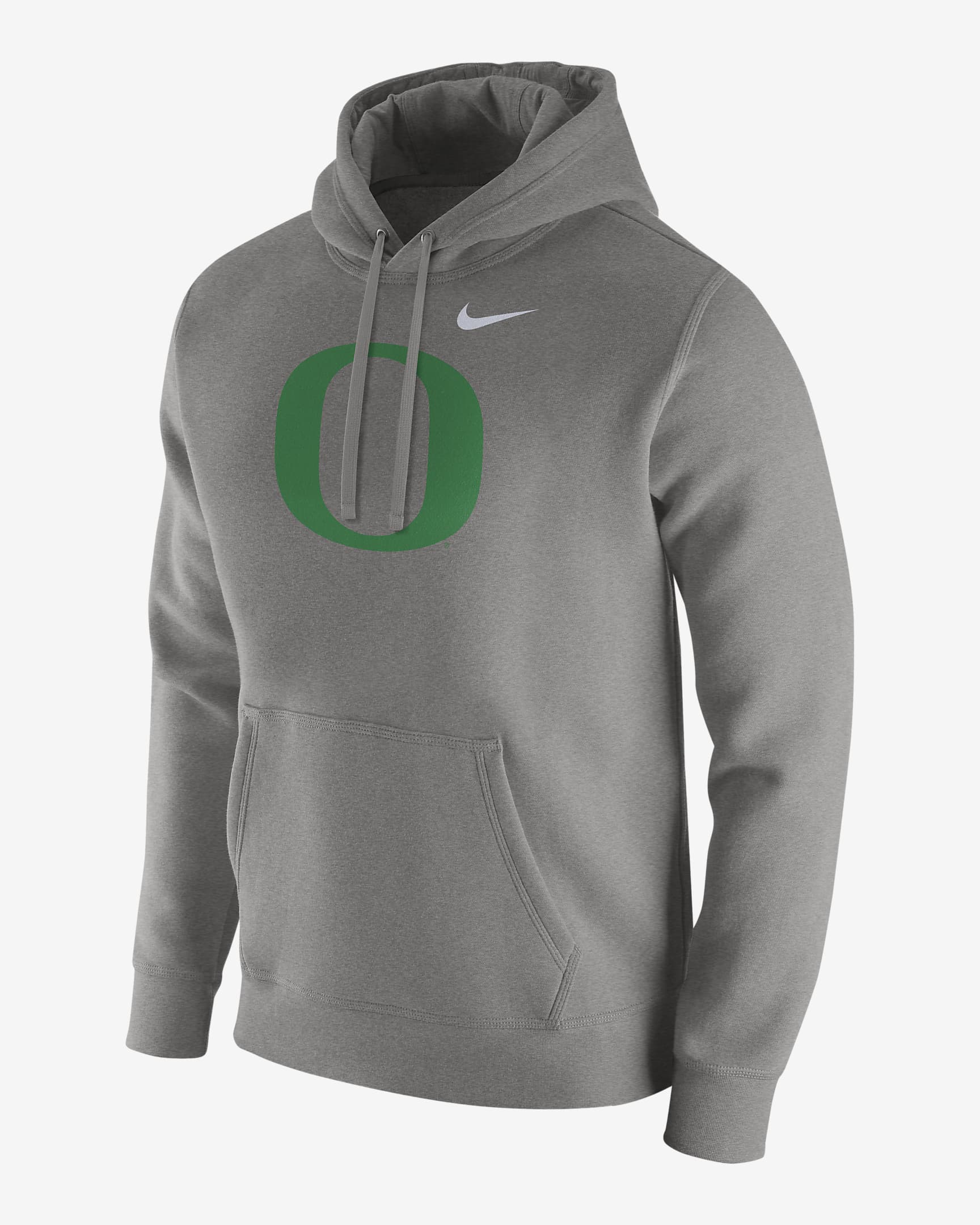Nike College Club Fleece (Oregon) Men's Pullover Hoodie - Dark Grey Heather