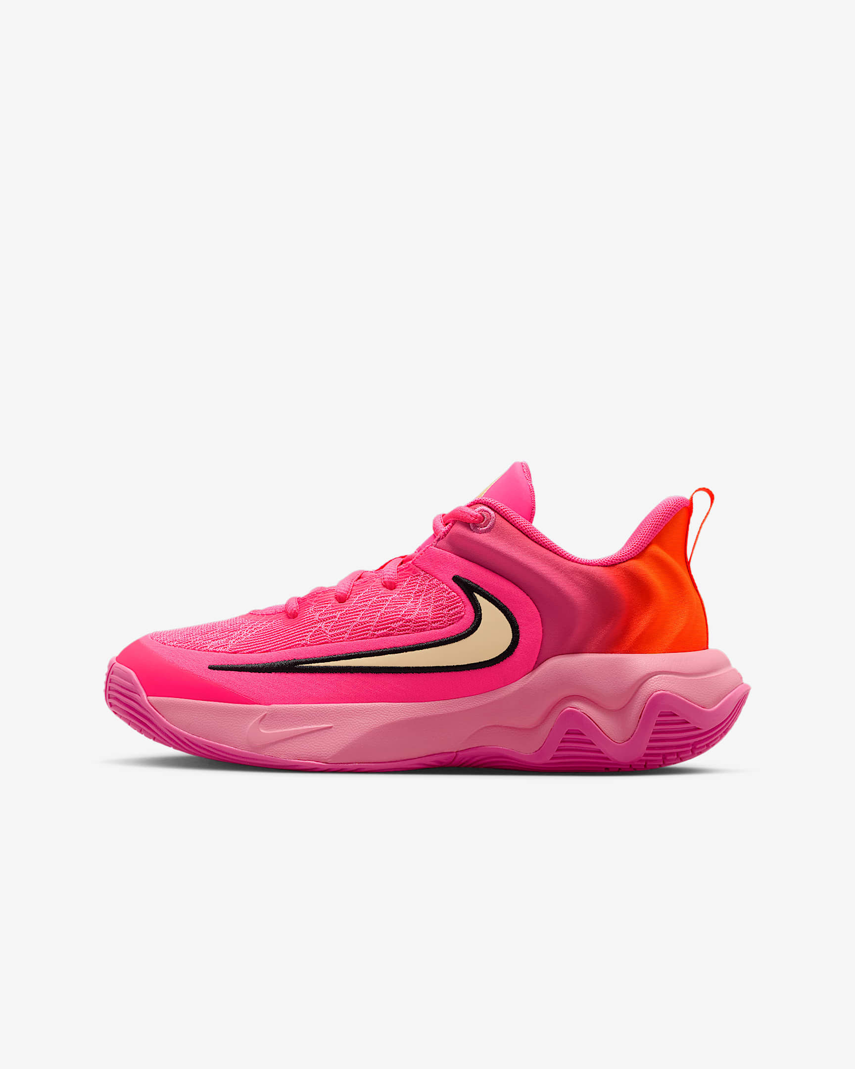 Giannis Immortality 4 Basketballschuh (ältere Kinder) - Hyper Pink/Pinksicle/Total Orange/Citron Tint