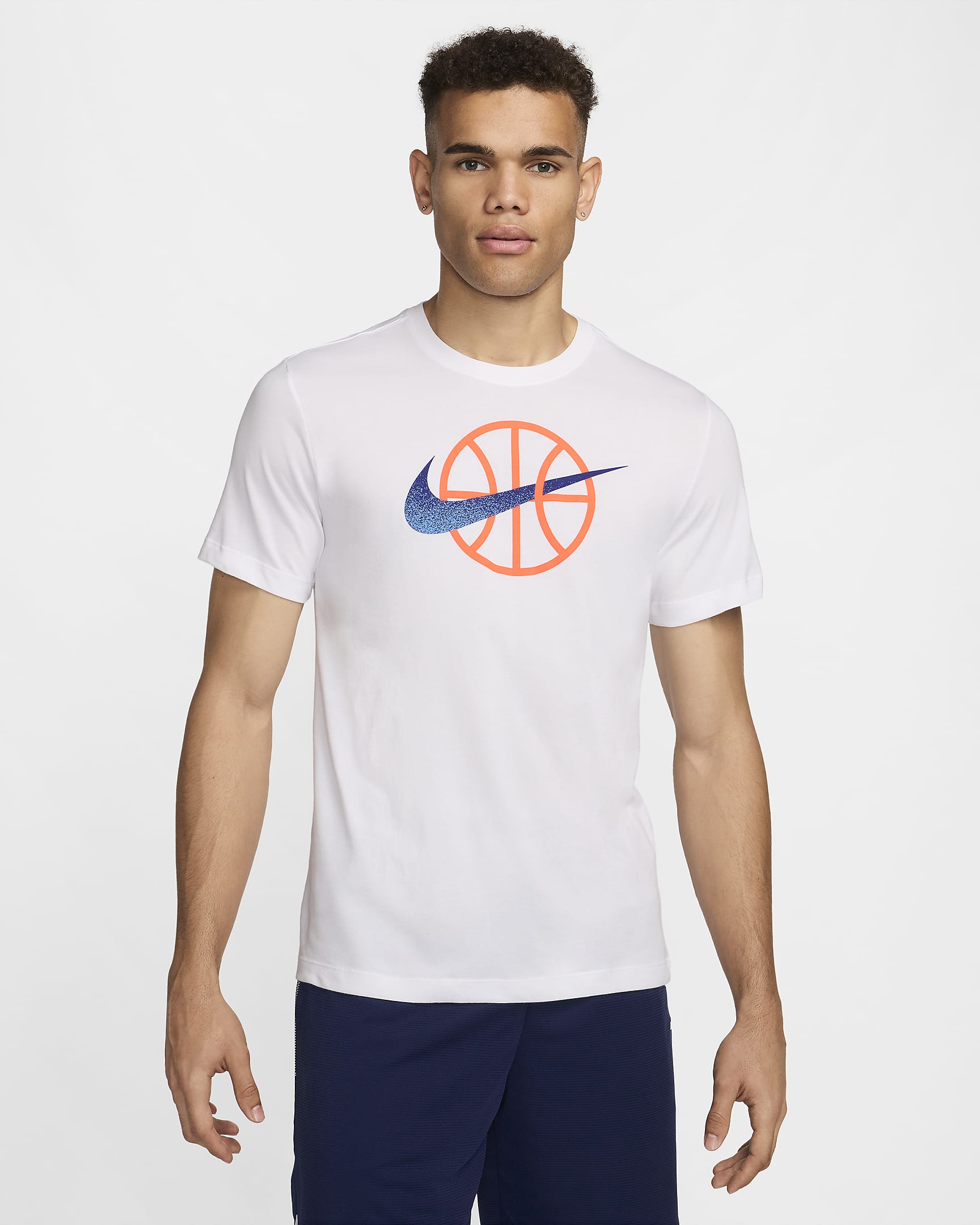 Nike Dri-FIT férfi kosárlabdás póló - Fehér