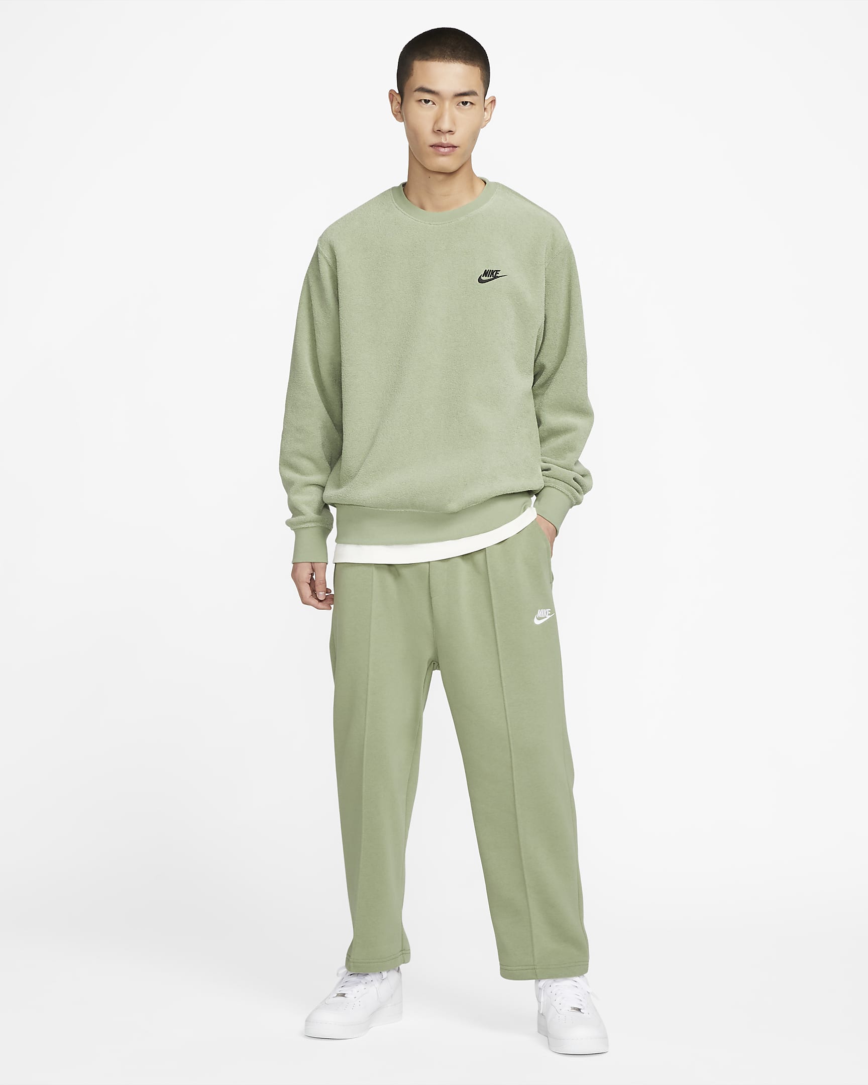 cropped nike fleece