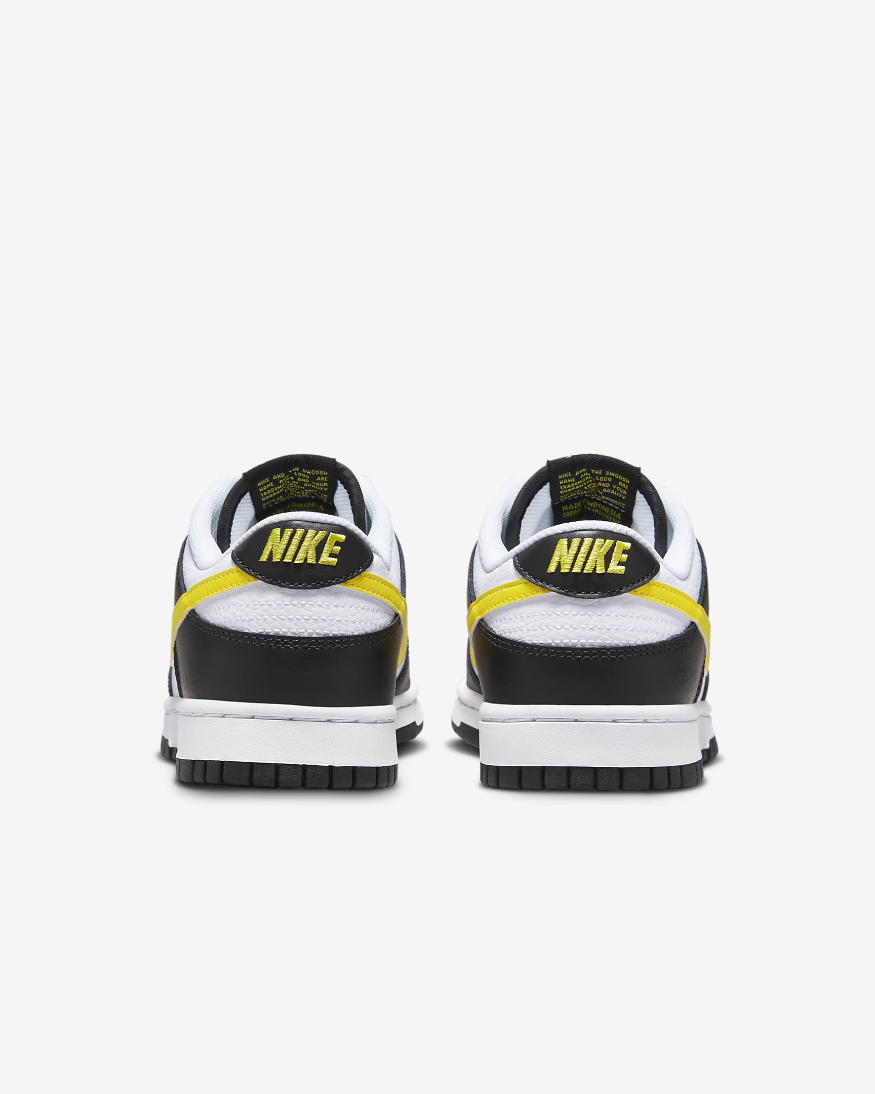 Nike Dunk Low Men's Shoes - Black/White/Opti Yellow