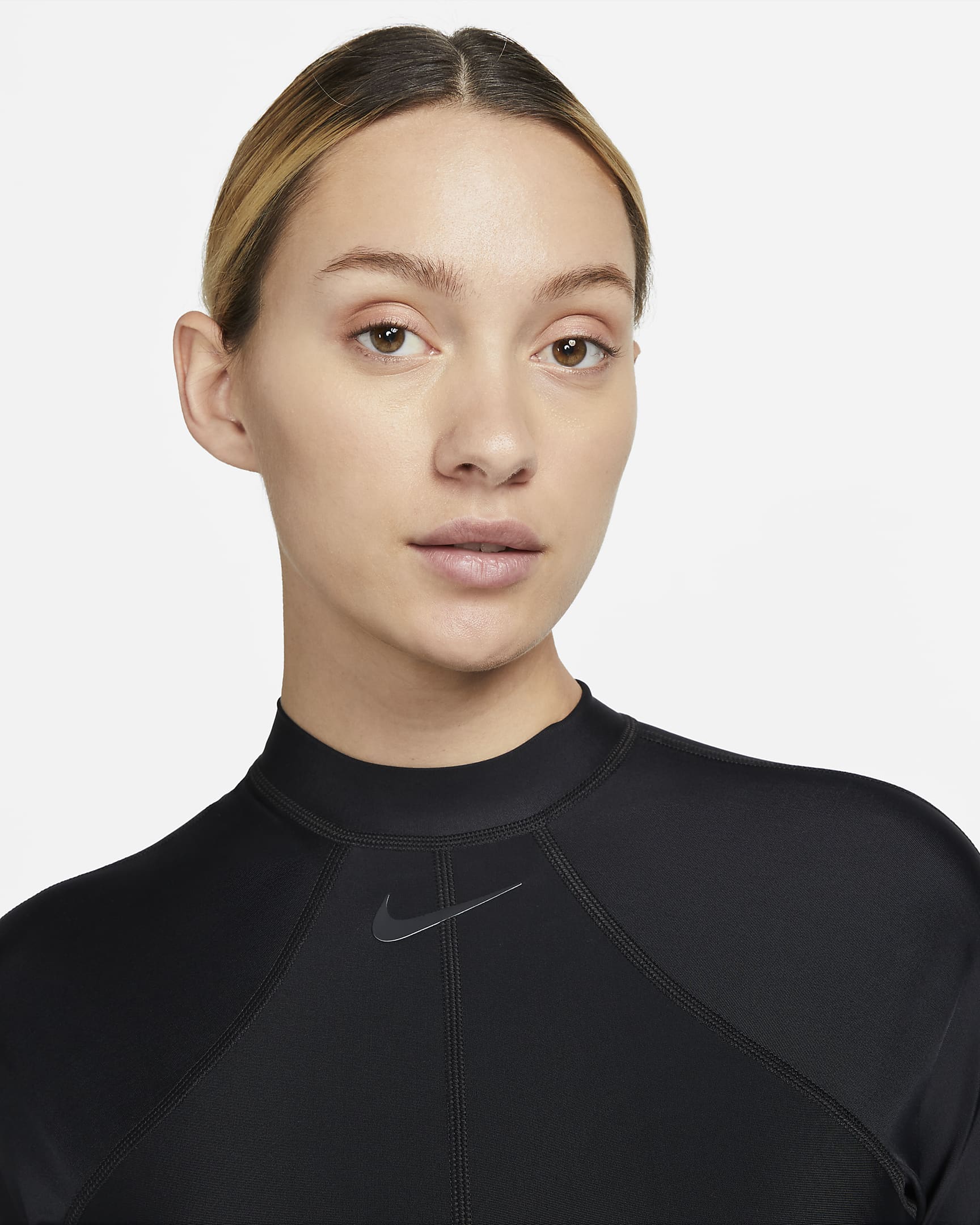 Nike Fusion Women's Long-Sleeve One-Piece Swimsuit. Nike.com