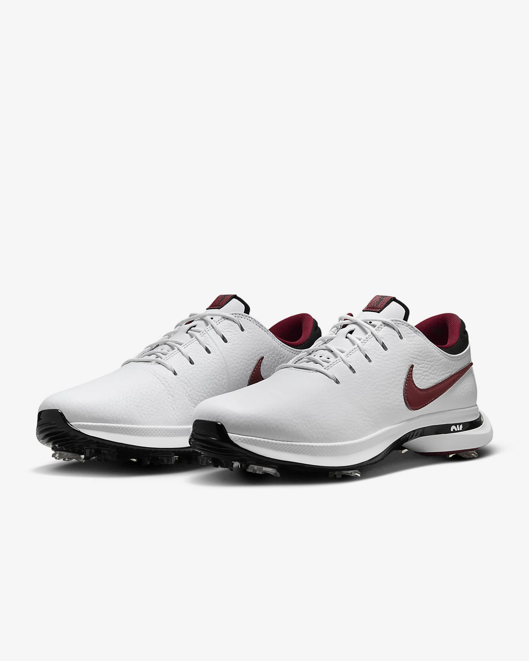 Tenis de golf para hombre Nike Air Zoom Victory Tour 3 - Blanco/Negro/Relámpago/Rojo team