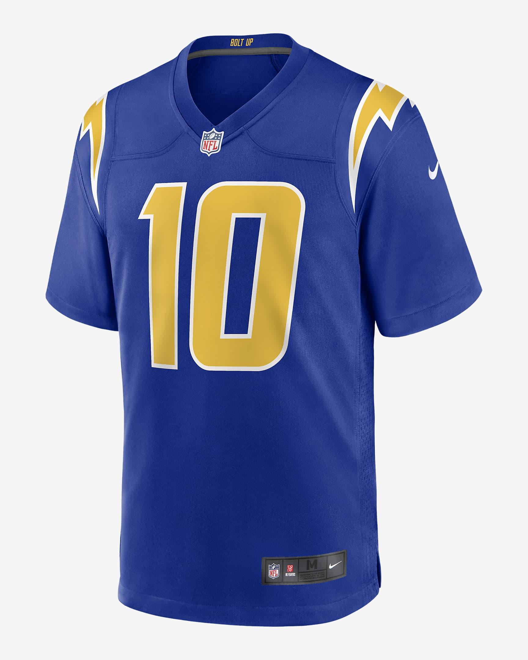 NFL Los Angeles Chargers (Justin Herbert) Men's Game Football Jersey - Royal