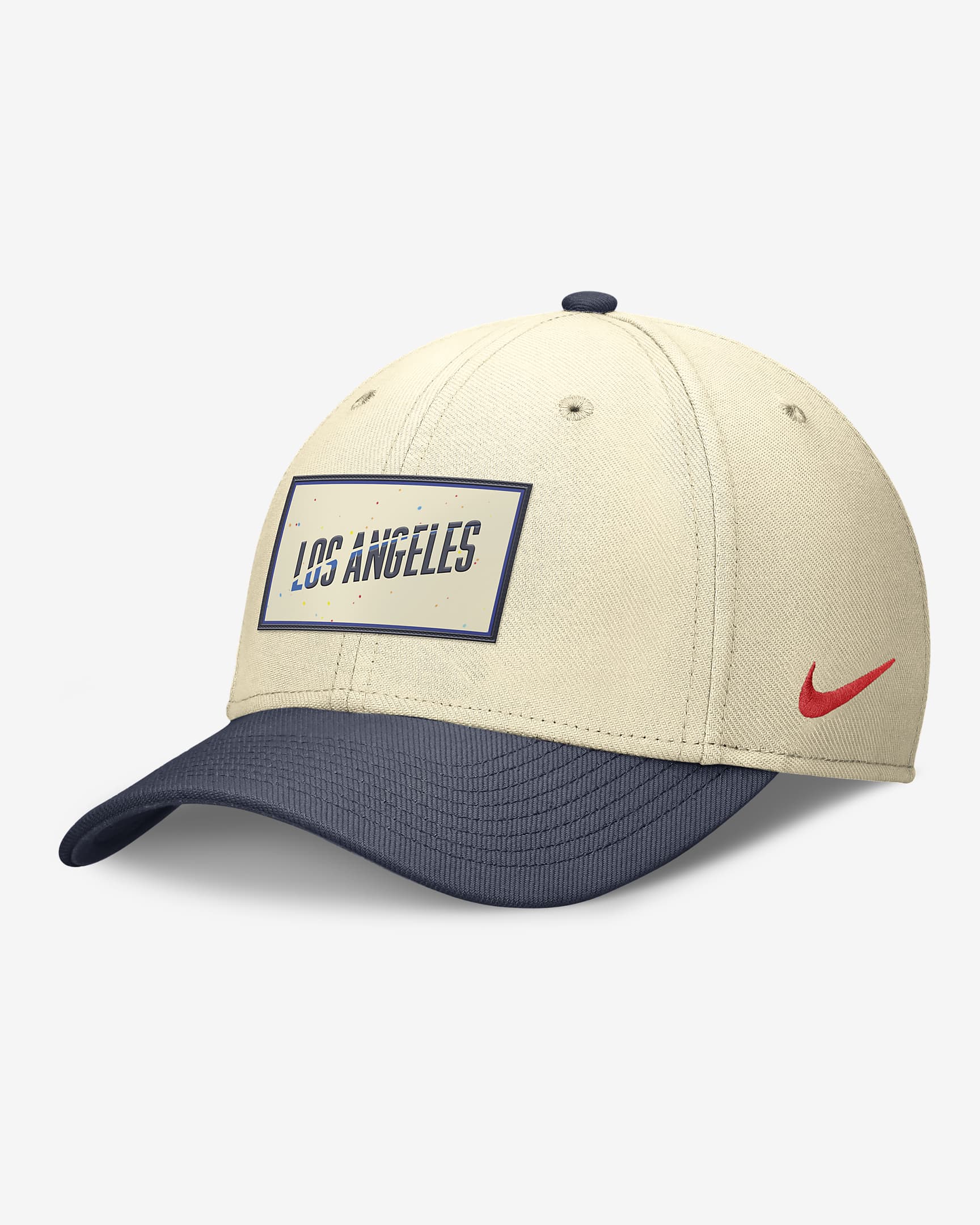 Los Angeles Dodgers City Connect Swoosh Men's Nike Dri-FIT MLB Hat - Navy