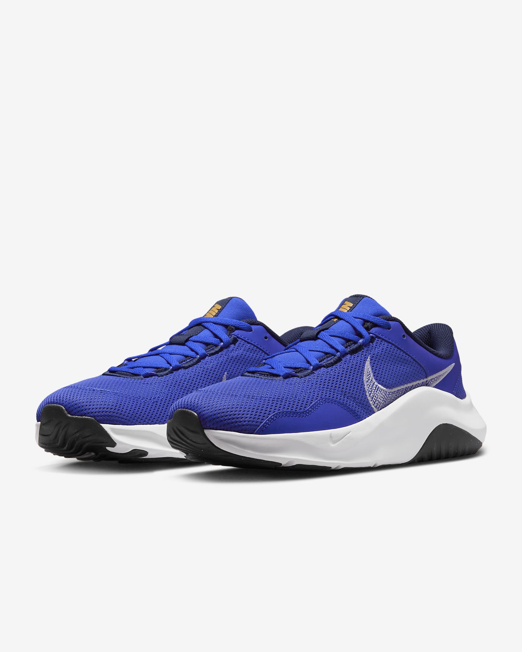 Nike Legend Essential 3 Next Nature 男款健身訓練鞋 - Racer Blue/Obsidian/Sundial/白色