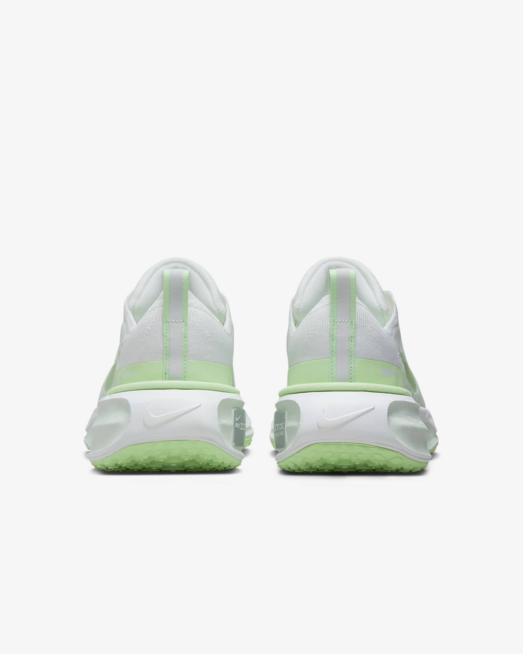 Nike Invincible 3 Women's Road Running Shoes - White/Barely Green/Green Glow/Vapour Green