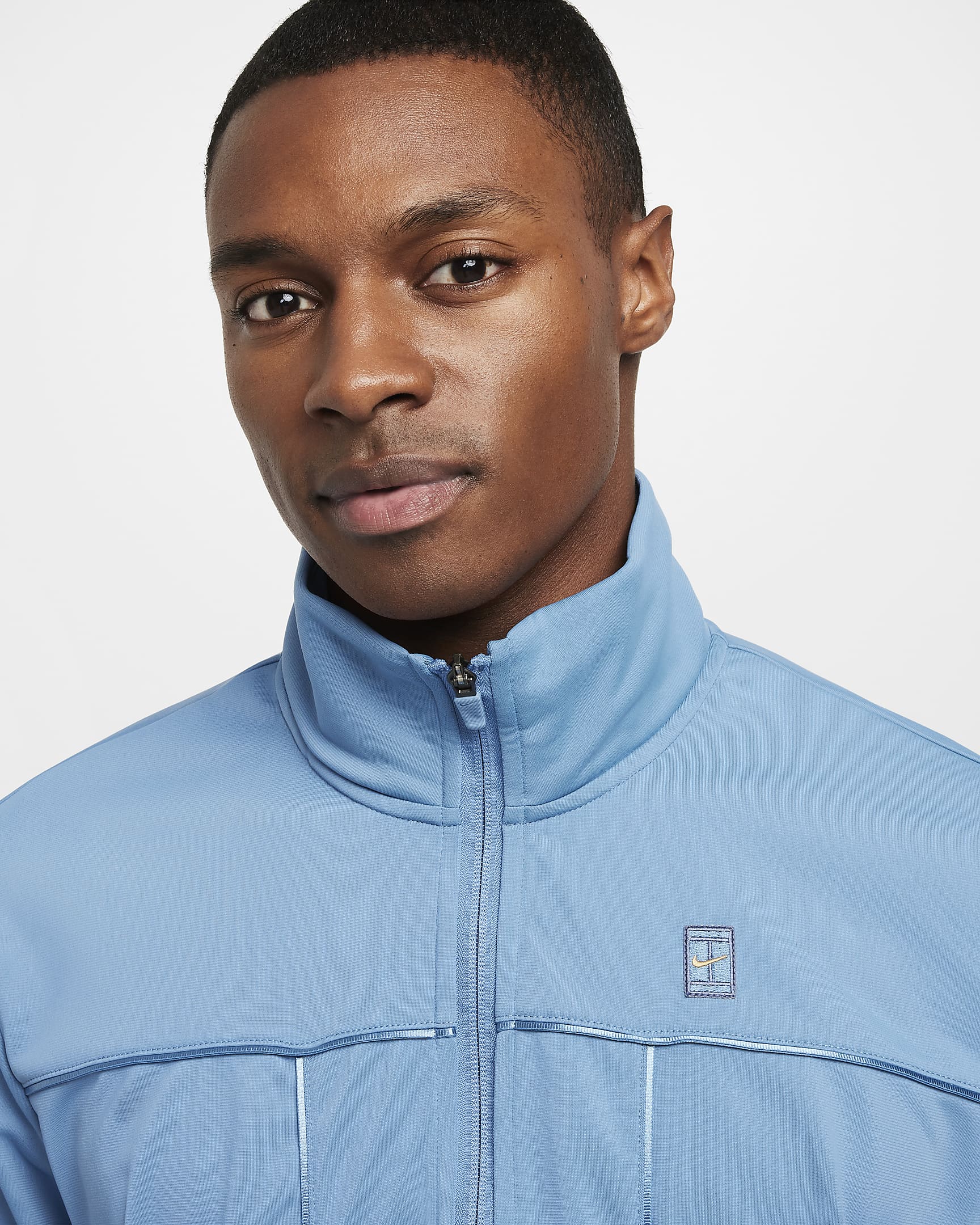 Veste de tennis NikeCourt pour Homme - Aegean Storm/Denim Turquoise