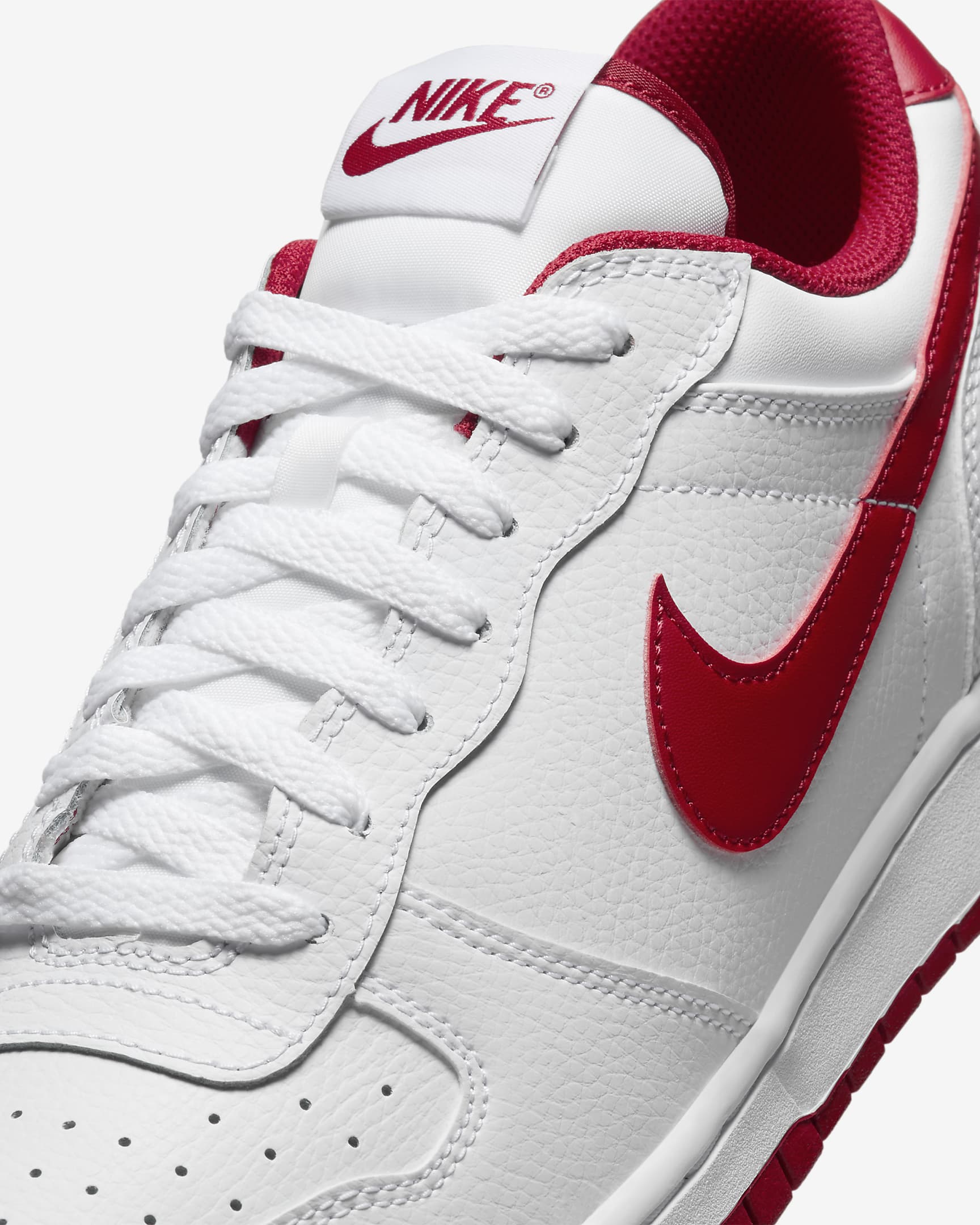 Nike Big Low Men's Shoes - White/Gym Red