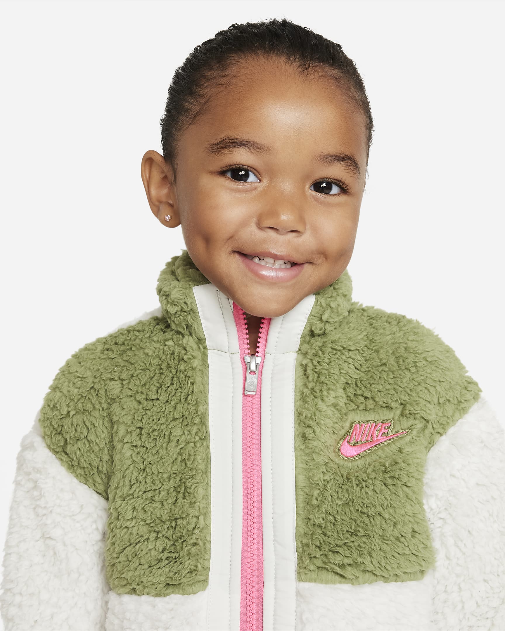 Nike Sherpa FullZip Set Toddler Set.