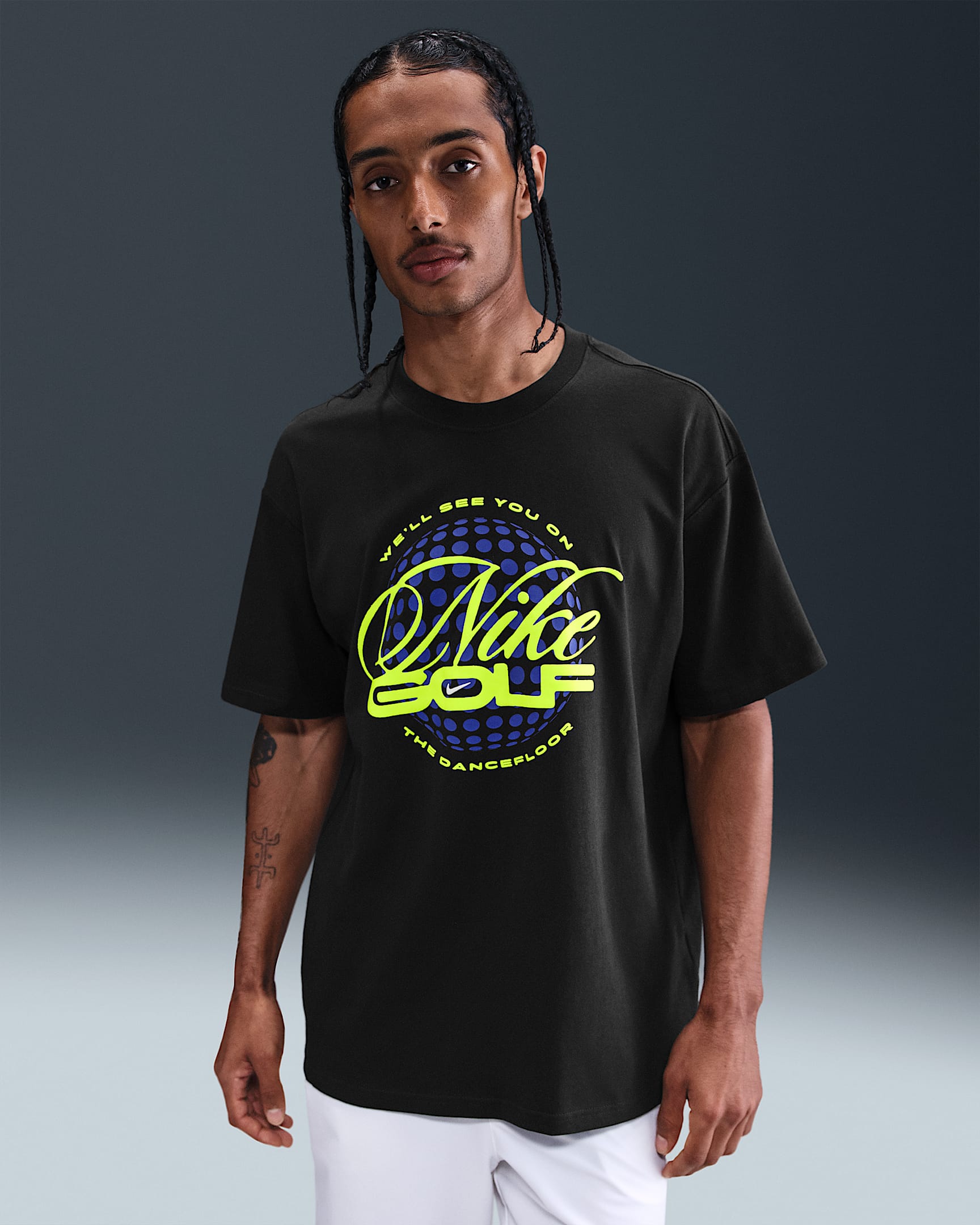 T-shirt de golf Nike pour homme - Night Forest