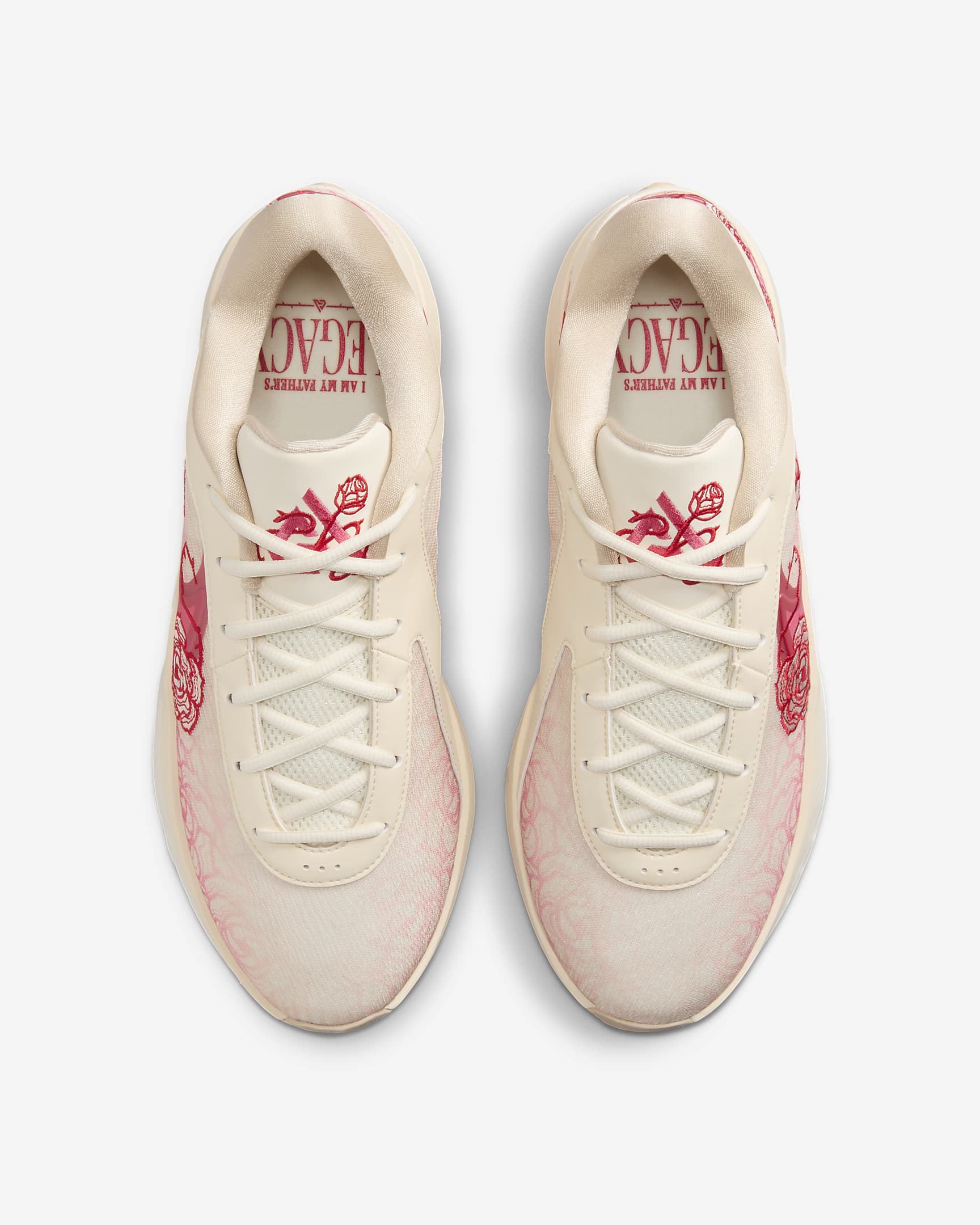 Giannis Freak 6 Basketball Shoes - Coconut Milk/Sail/University Red/Aster Pink