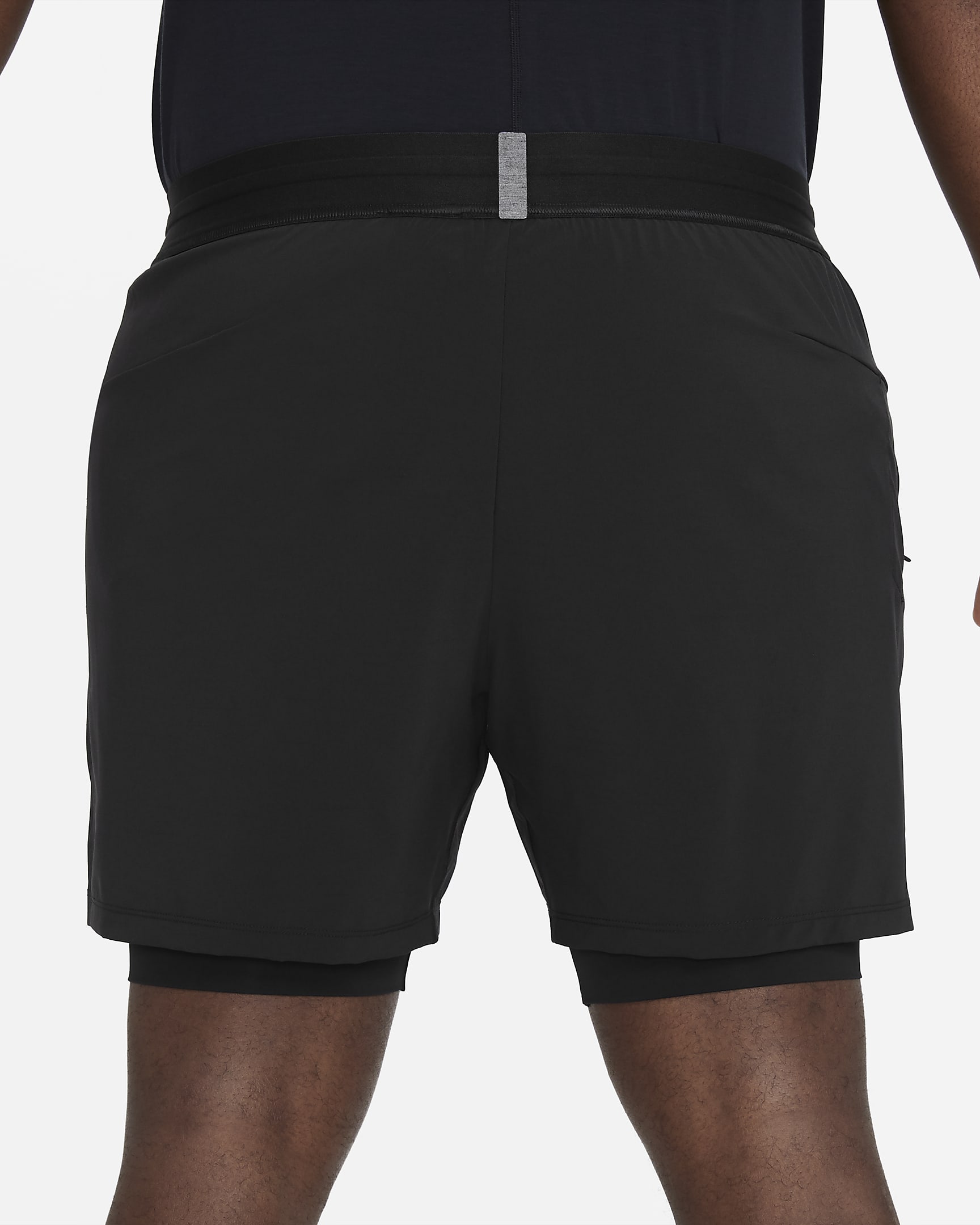 Nike Yoga Pantalons curts 2 en 1 - Home - Negre