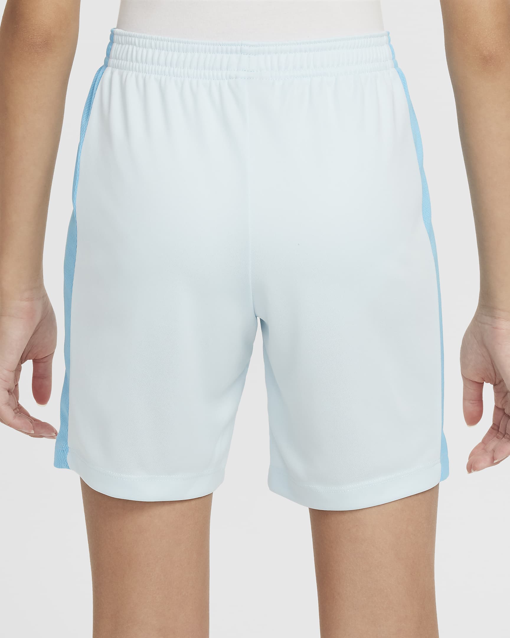 Shorts de fútbol Dri-FIT para niños talla grande Kylian Mbappé Academy 23 - Azul glacial/Azul báltico