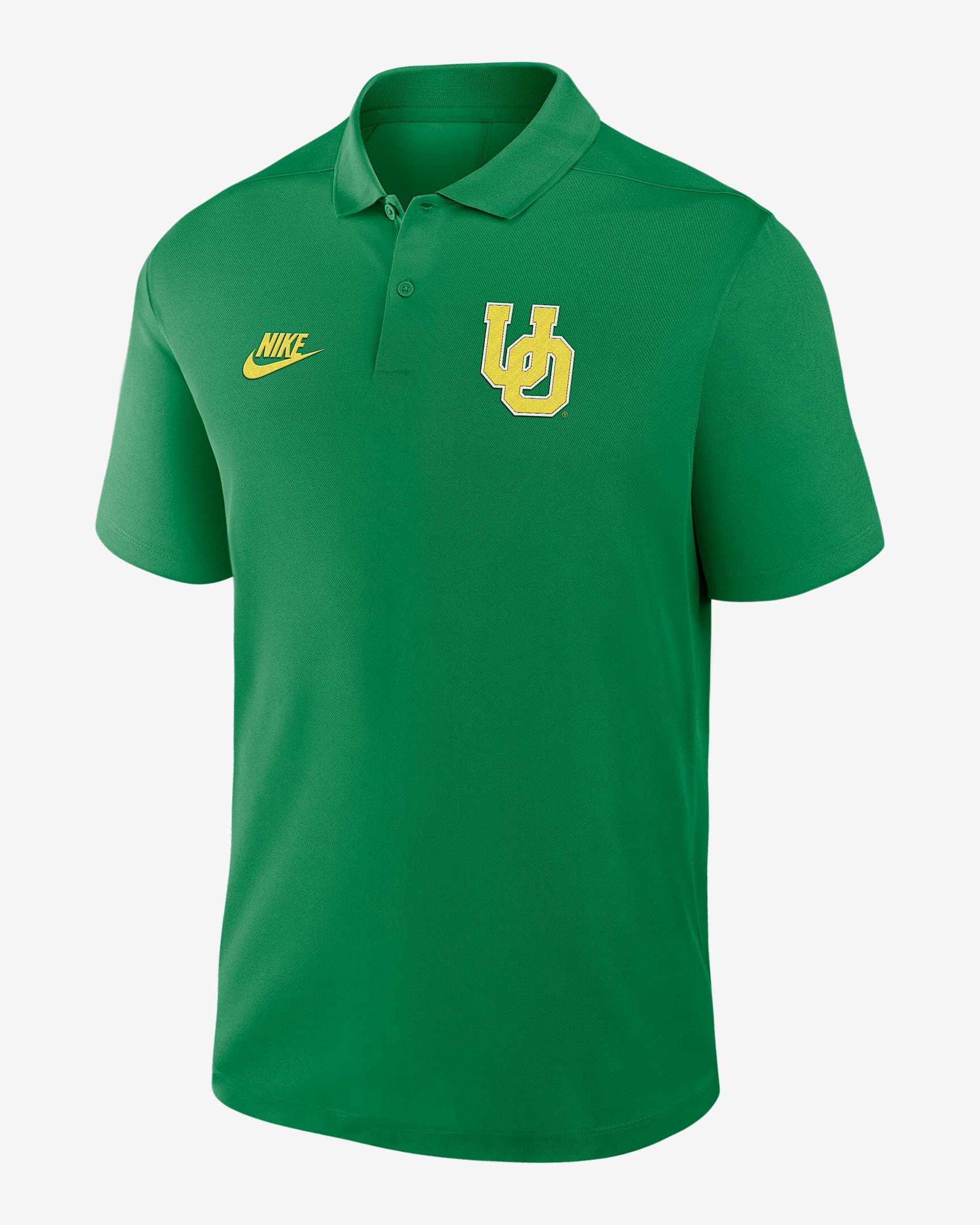 Oregon Primetime Victory Legacy Vault Logo Men's Nike Dri-FIT College Polo - Apple Green