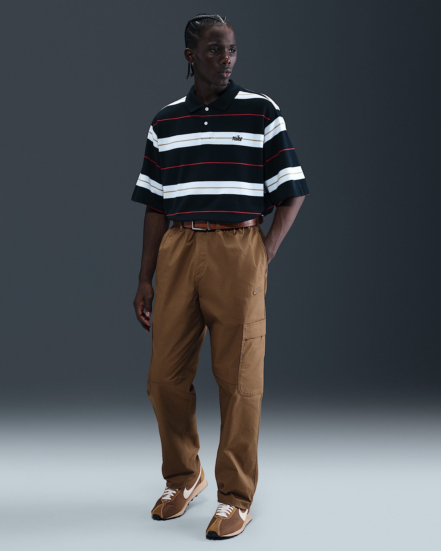 Nike Sportswear Club Men's Woven Cargo Pants - Mosswood Brown/Mosswood Brown