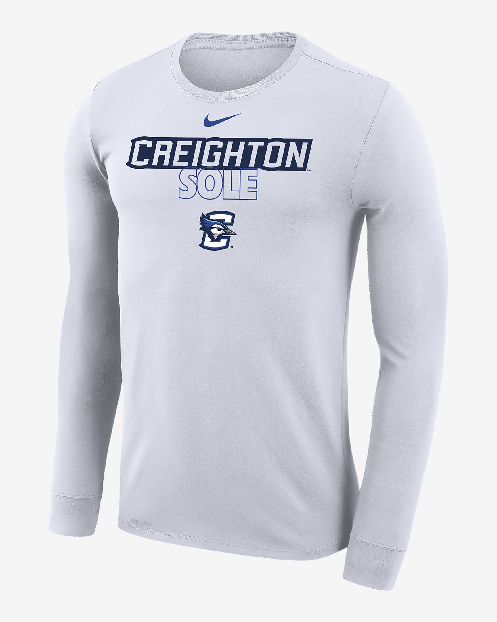 Creighton Legend Men's Nike Dri-FIT College Long-Sleeve T-Shirt. Nike.com
