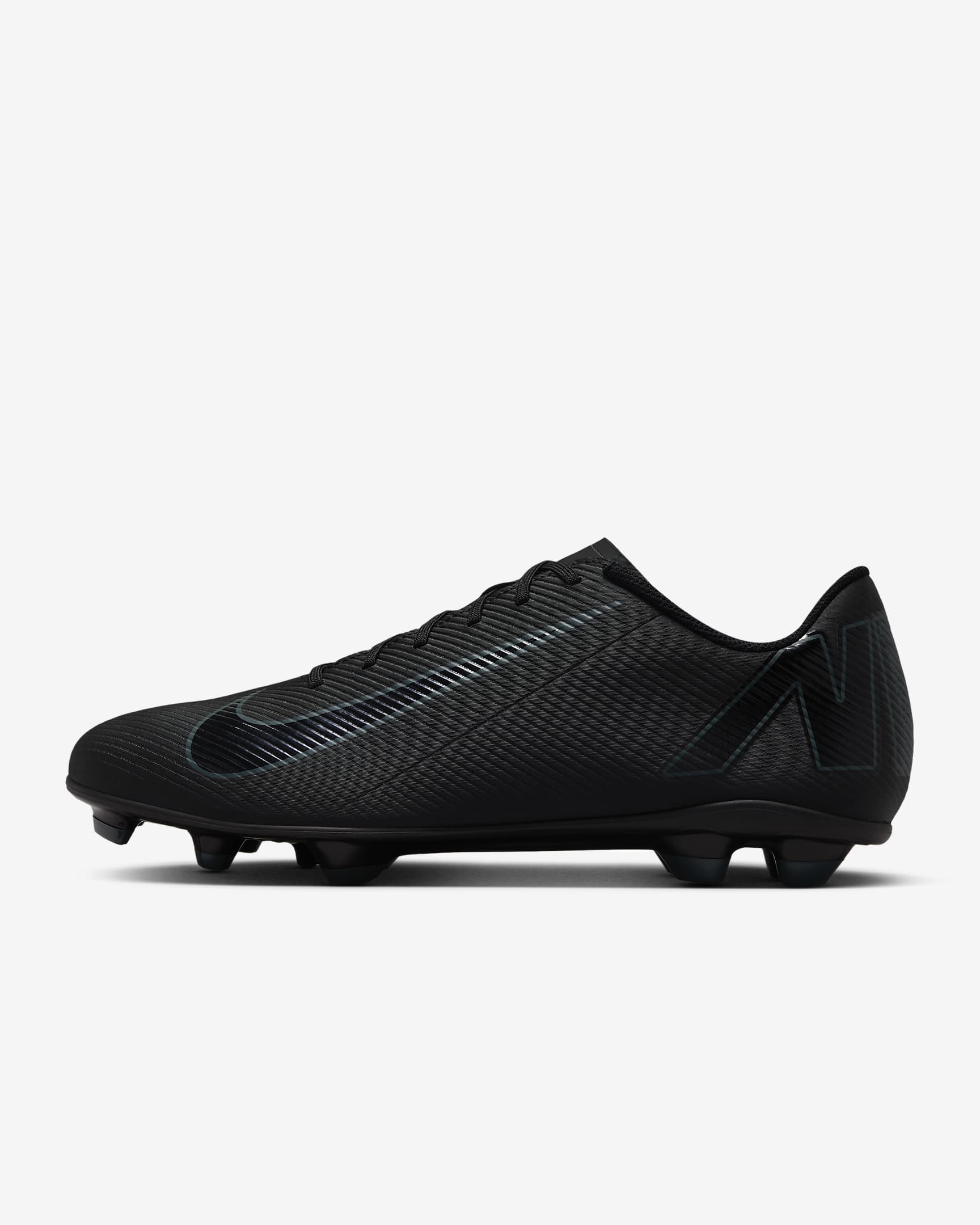 Tacos de fútbol MG de corte low Nike Mercurial Vapor 16 Club - Negro/Jungla intenso/Negro