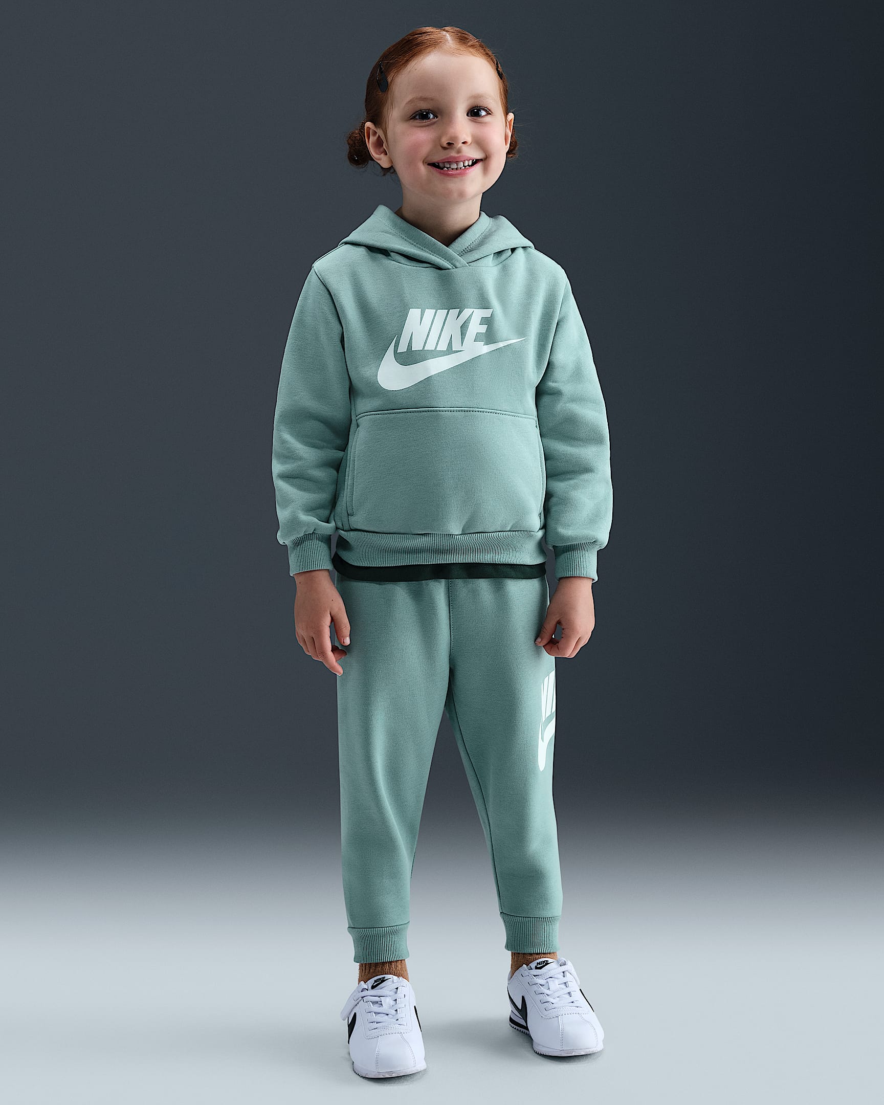 Nike Sportswear Club Fleece Toddler Hoodie Set - Cannon