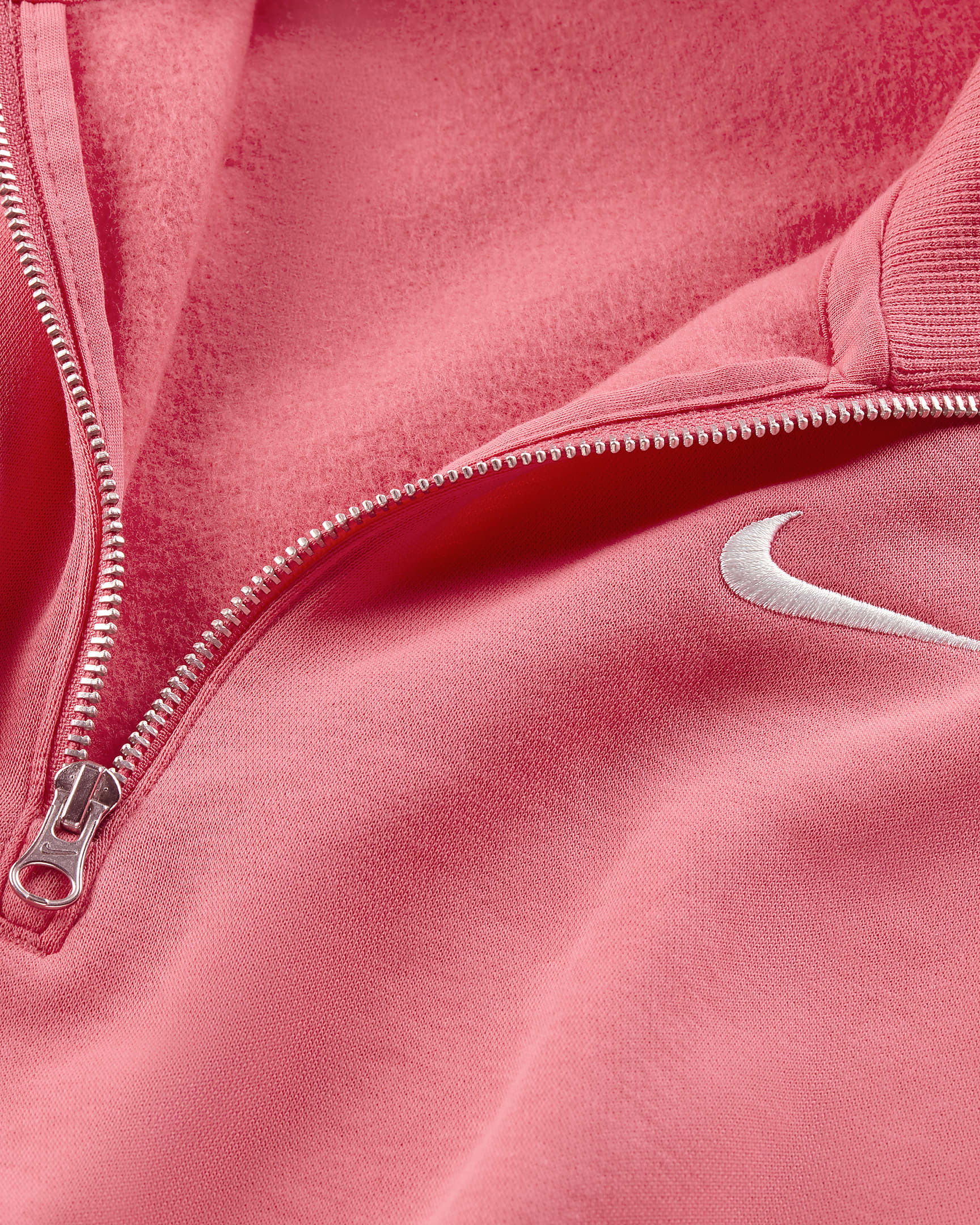 Nike Sportswear Phoenix Fleece Women's 1/2-Zip Cropped Sweatshirt - Aster Pink/Sail