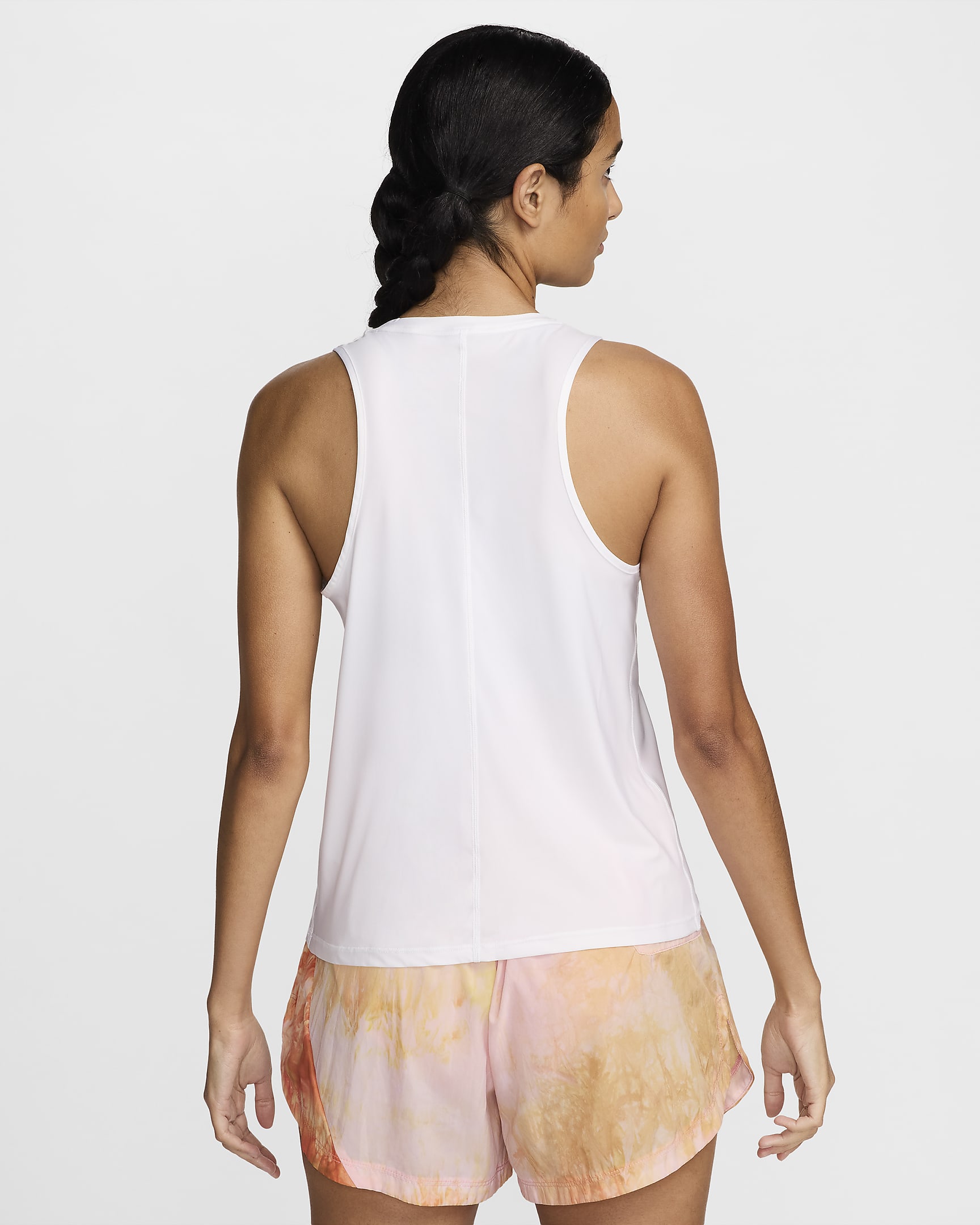 Débardeur de running à motif Nike Trail Dri-FIT pour femme - Blanc/Sundial