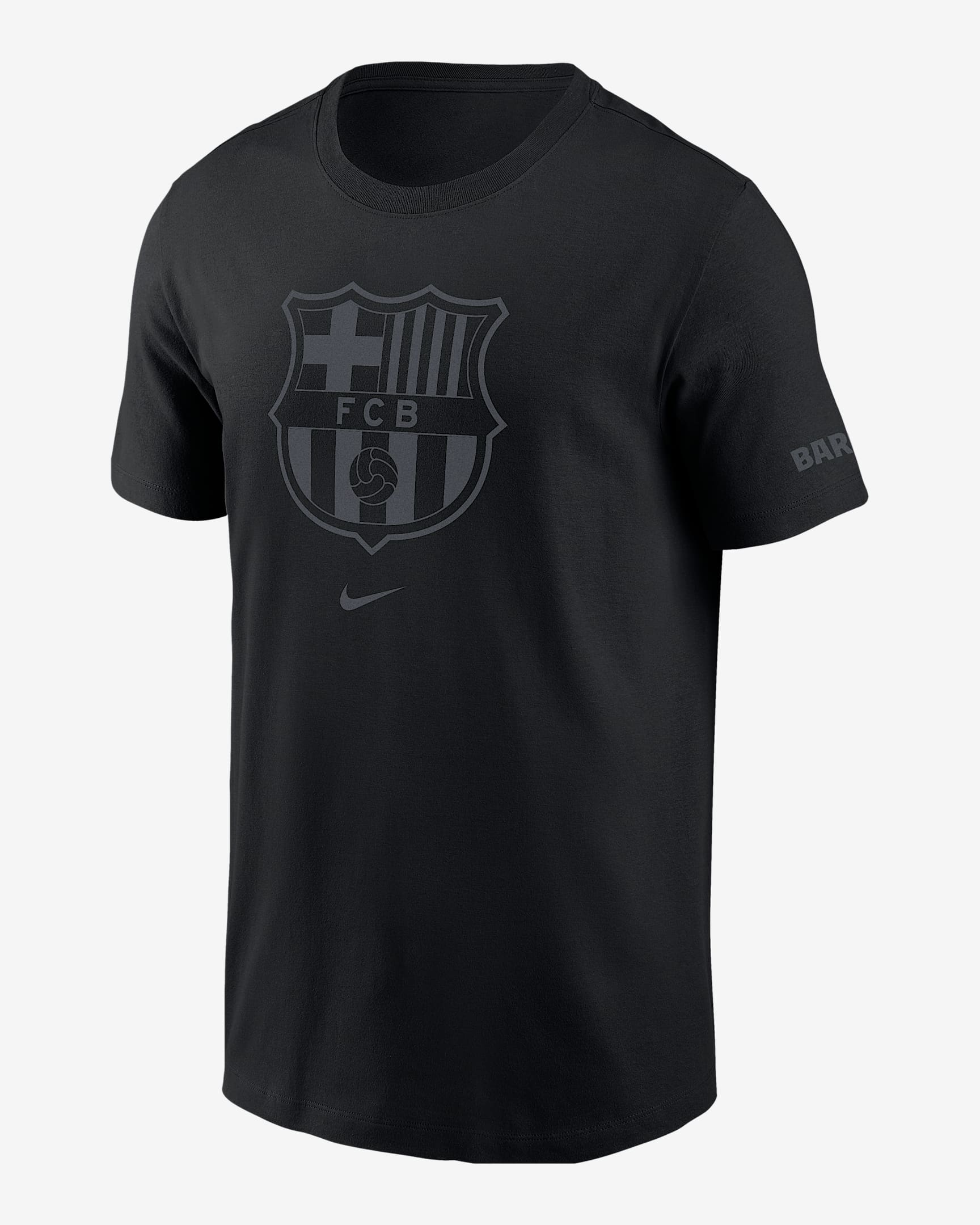 FC Barcelona Men's Nike Soccer T-Shirt - Black