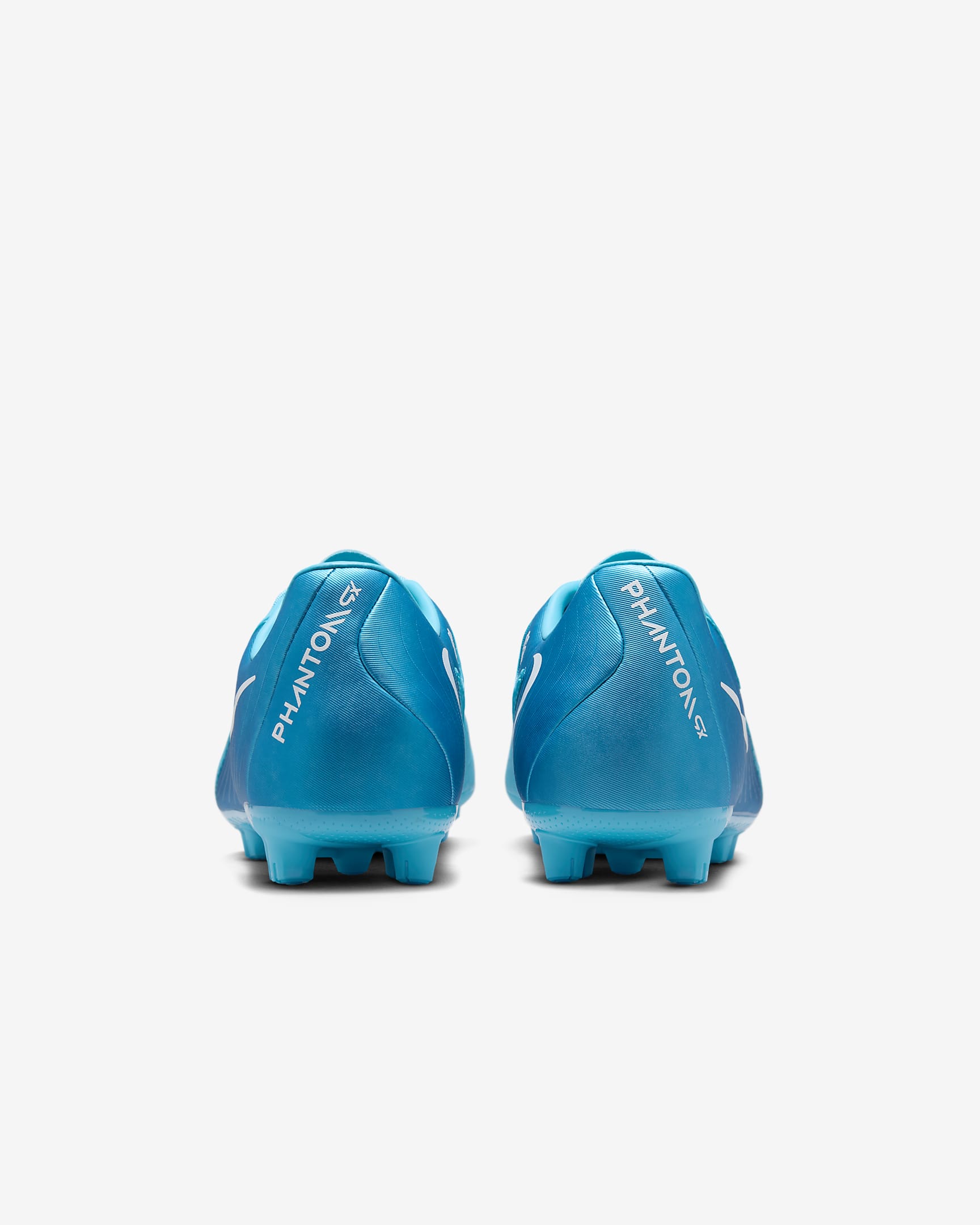 Nike Phantom GX 2 Academy HG Low-Top Soccer Cleats - Blue Fury/White