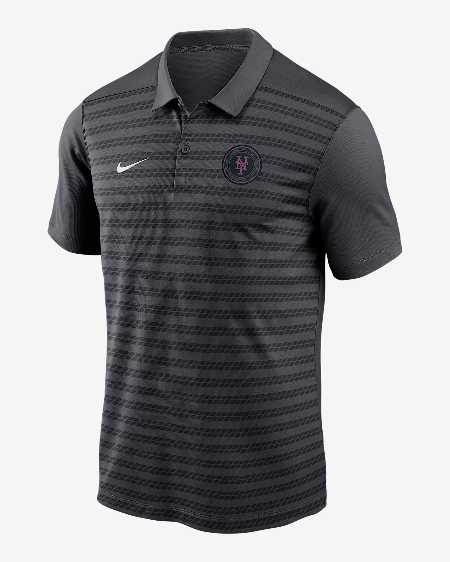 New York Mets Authentic Collection City Connect Victory Men's Nike Dri-FIT MLB Polo - Anthracite