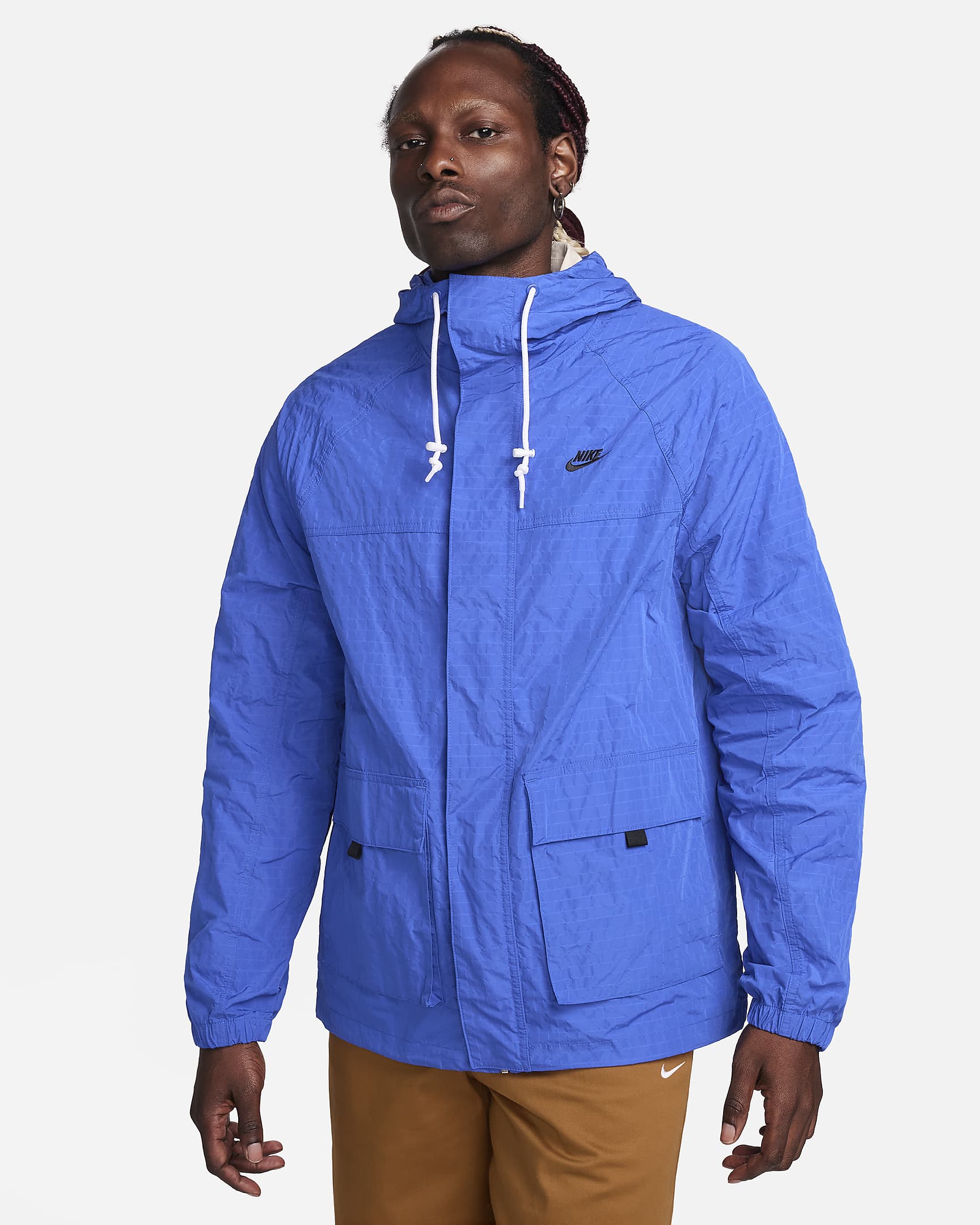 Nike Club Men's Bandon Jacket - Game Royal/Black