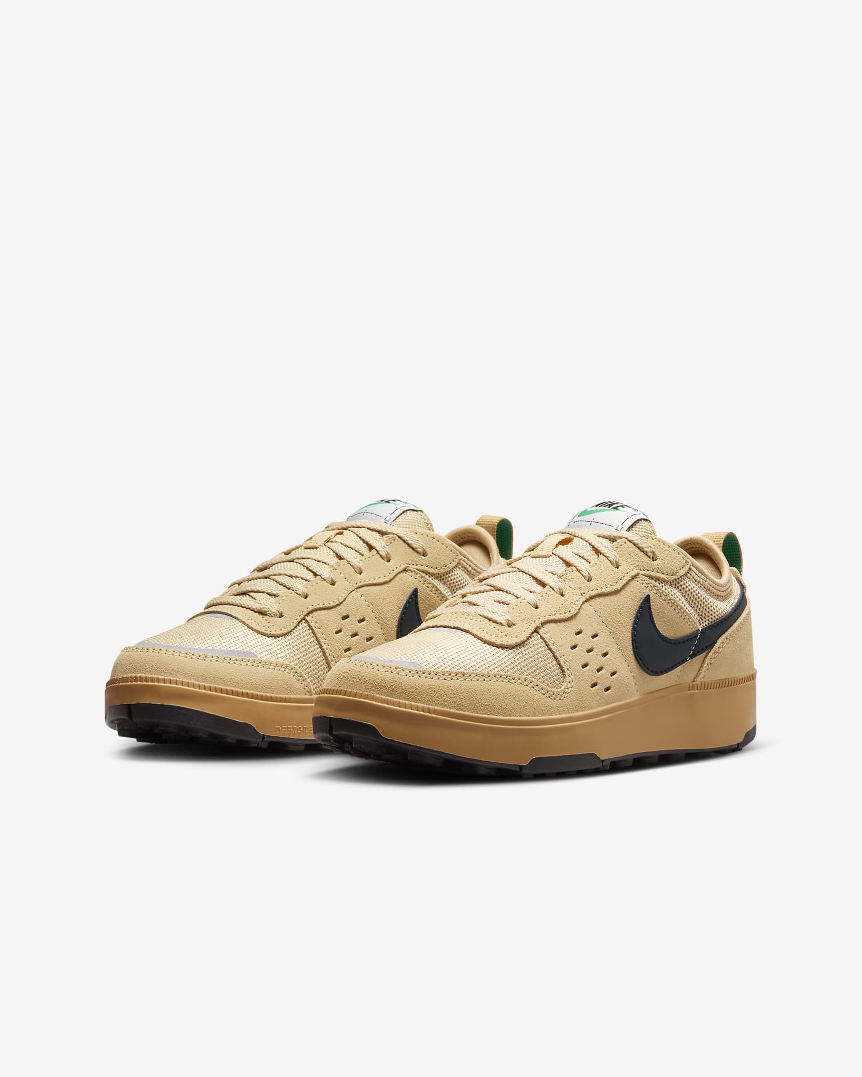 Nike C1TY "Brownstone" Big Kids' Shoes - Flax/Sesame/Stadium Green/Black