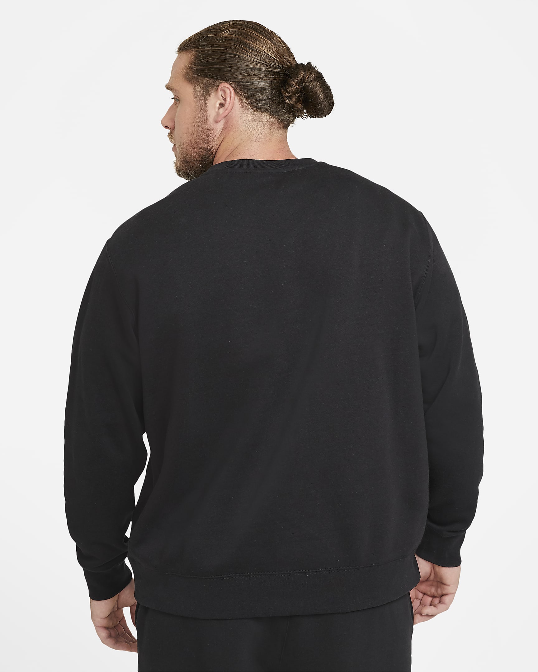 Nike Sportswear Club Fleece Men's Crew - Black/White