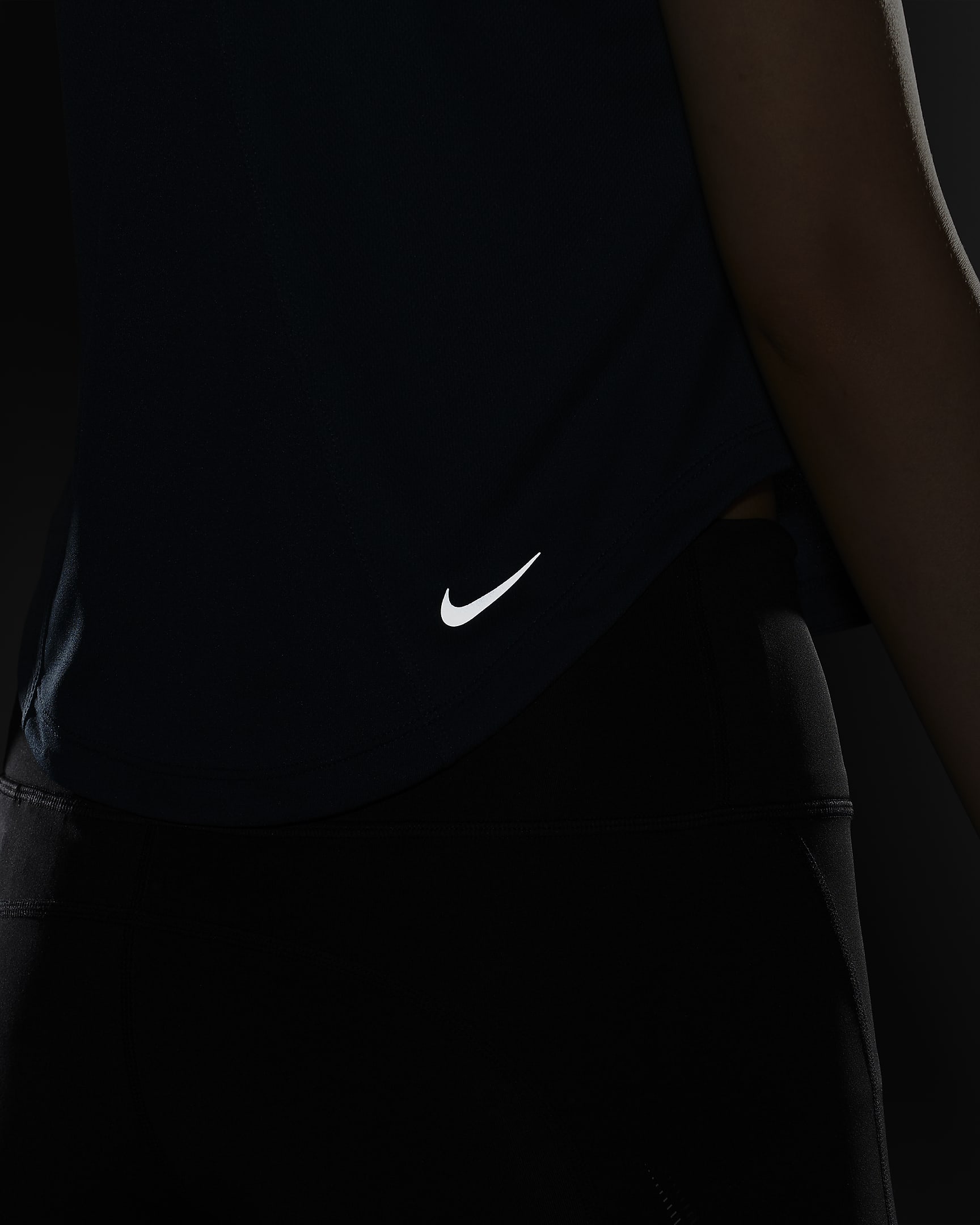 เสื้อกล้ามวิ่งผู้หญิง Dri-FIT Nike Fast - Armory Navy