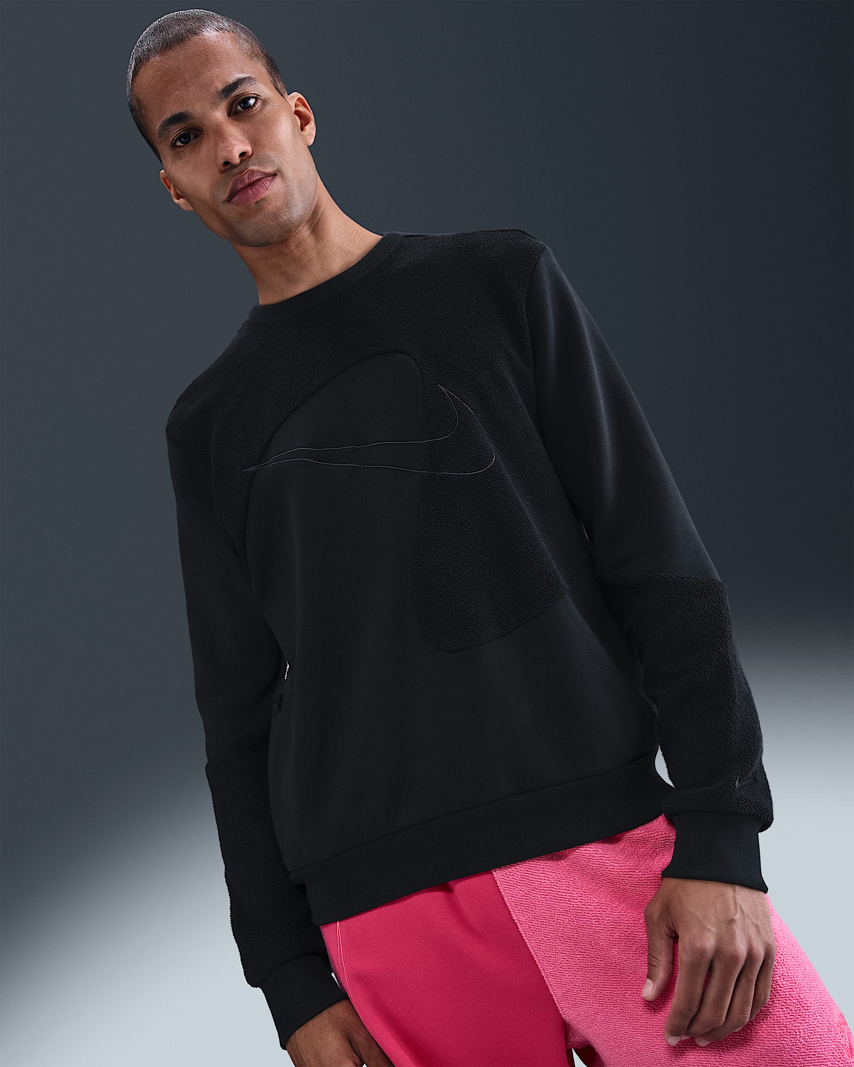 Giannis Standard Issue Basketball-Rundhalsshirt (Herren) - Schwarz/Anthracite/Schwarz