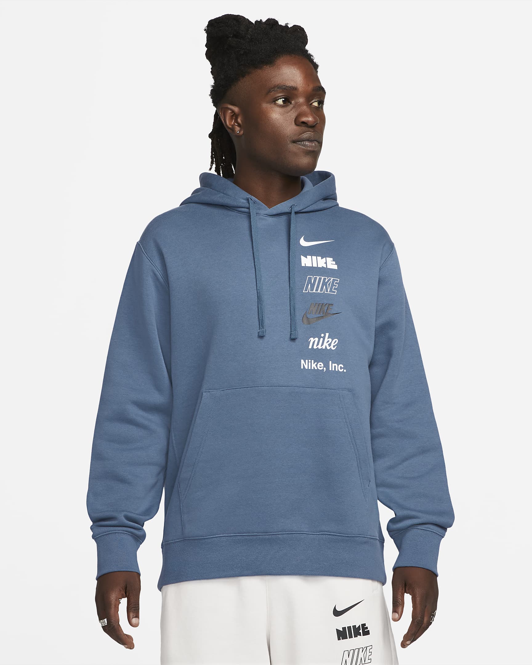 Nike Club Fleece Men's Pullover Hoodie. Nike SK