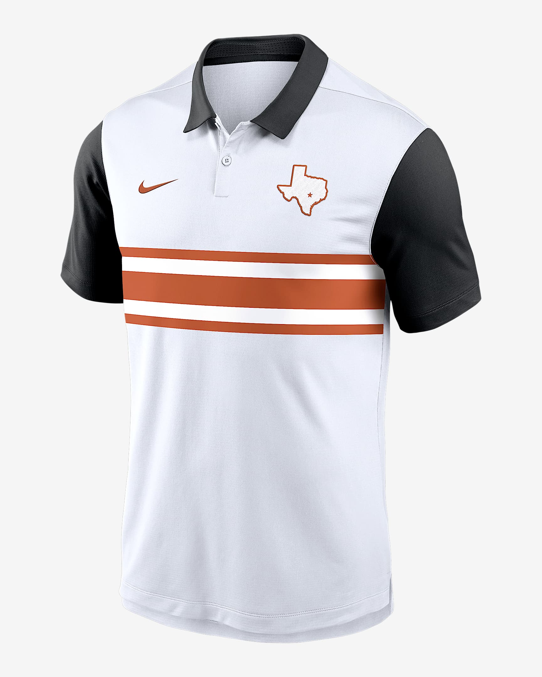 Texas Athletic Prep Vapor Alt Logo Men's Nike Dri-FIT College Polo - White