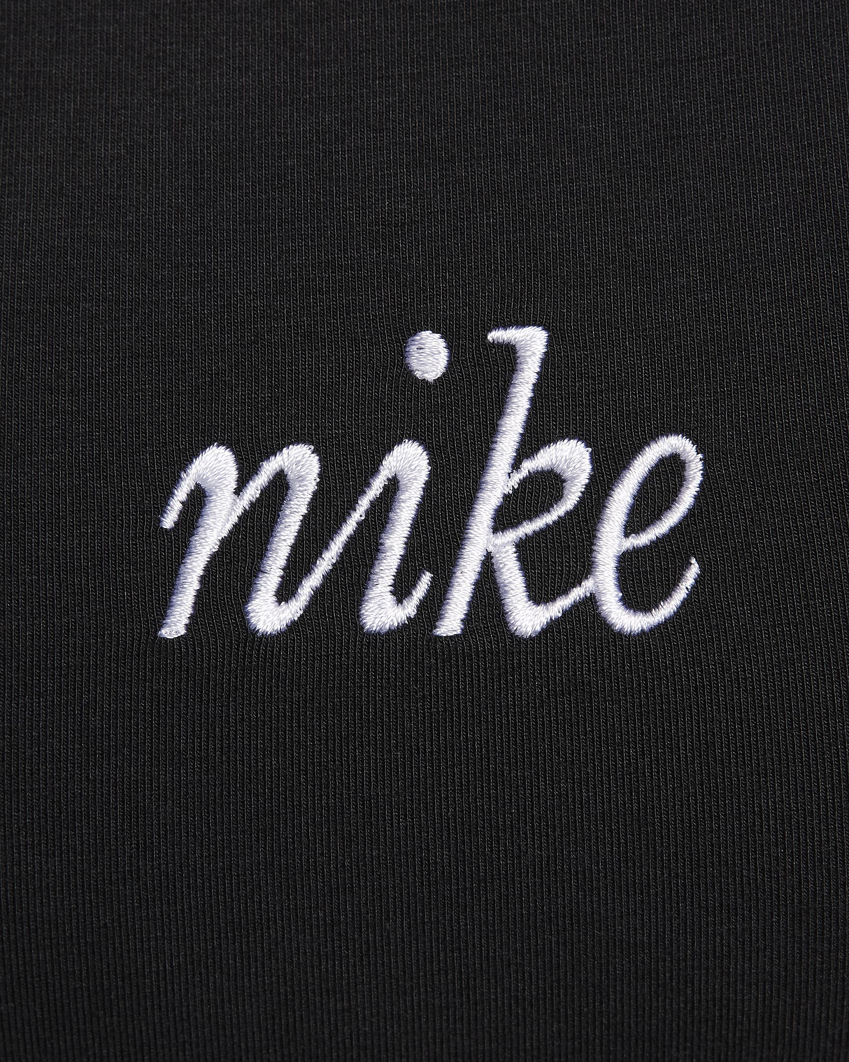 T-shirt slim court Nike Sportswear Chill Knit pour femme - Noir/Blanc