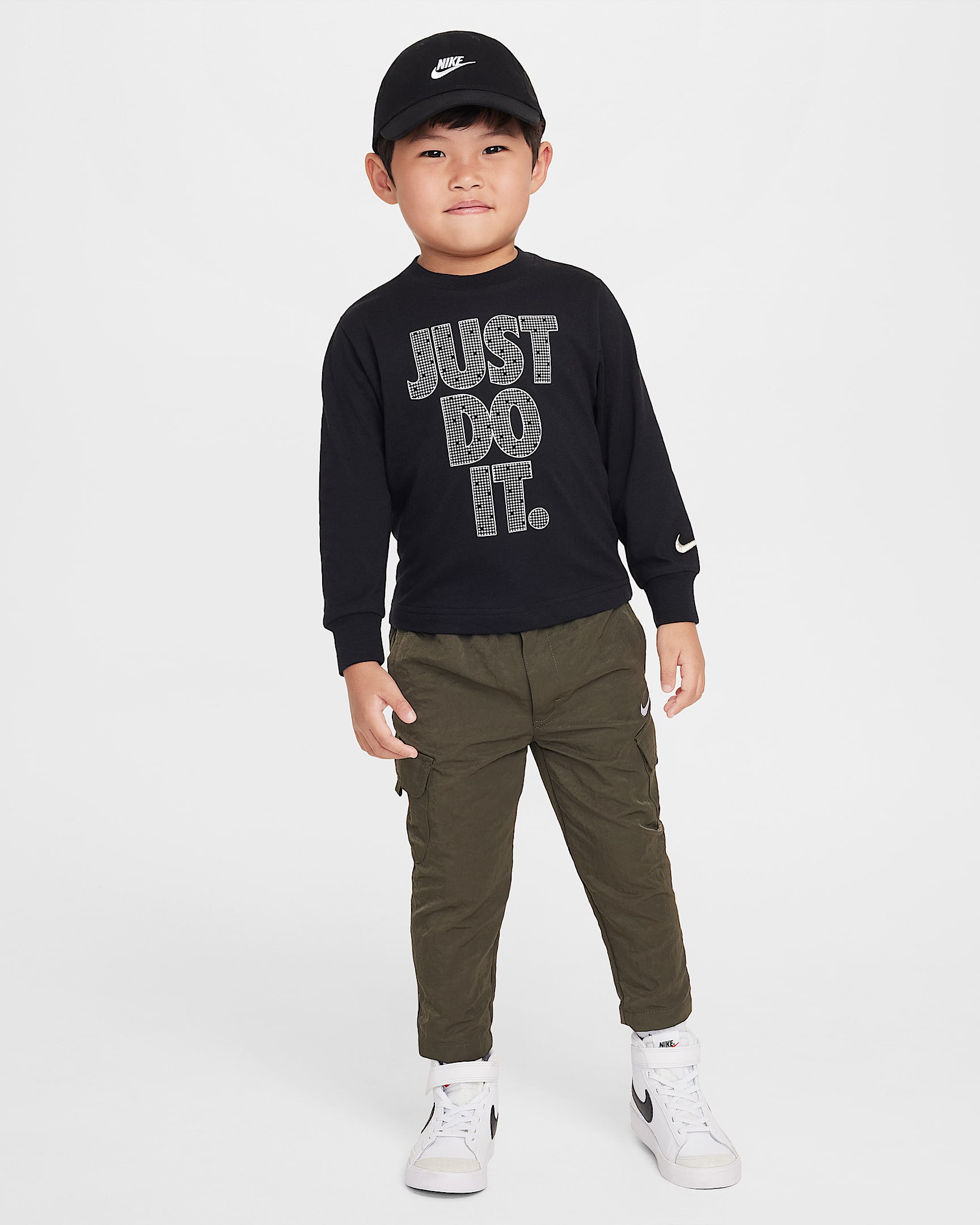 Nike Shine Toddler Long Sleeve T-Shirt - Black