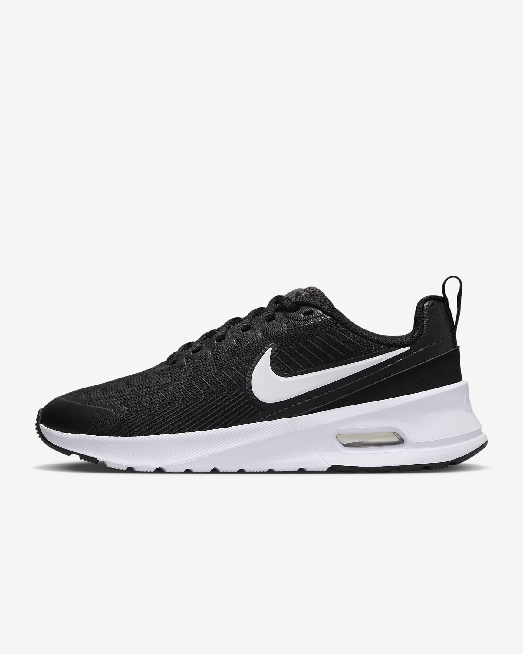 Chaussure Nike Air Max Nuaxis pour femme - Noir/Dark Grey/Comet Red/Blanc